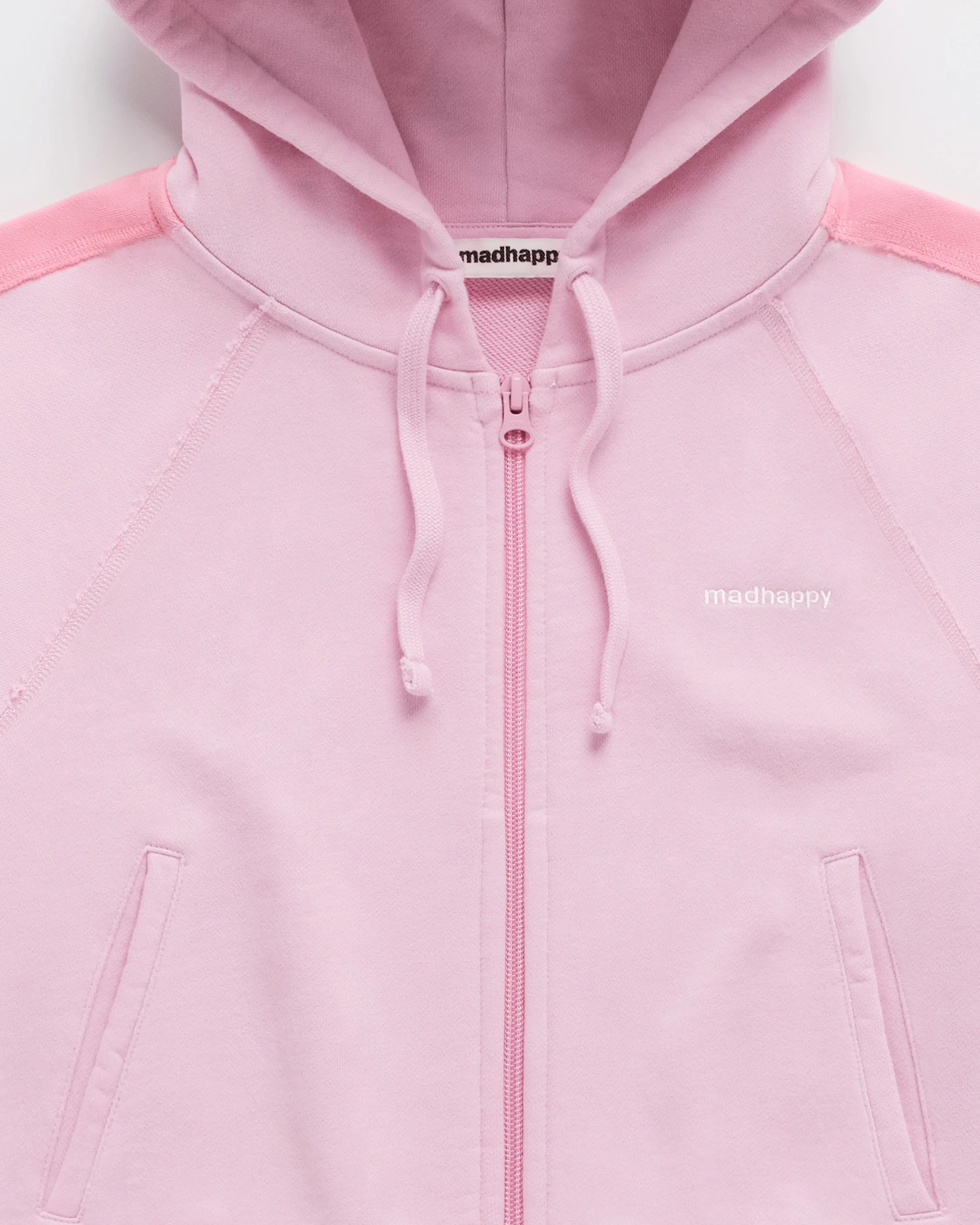 Lounge Cropped French Terry Zip Up sold by Madhappy product image thumbnail 3