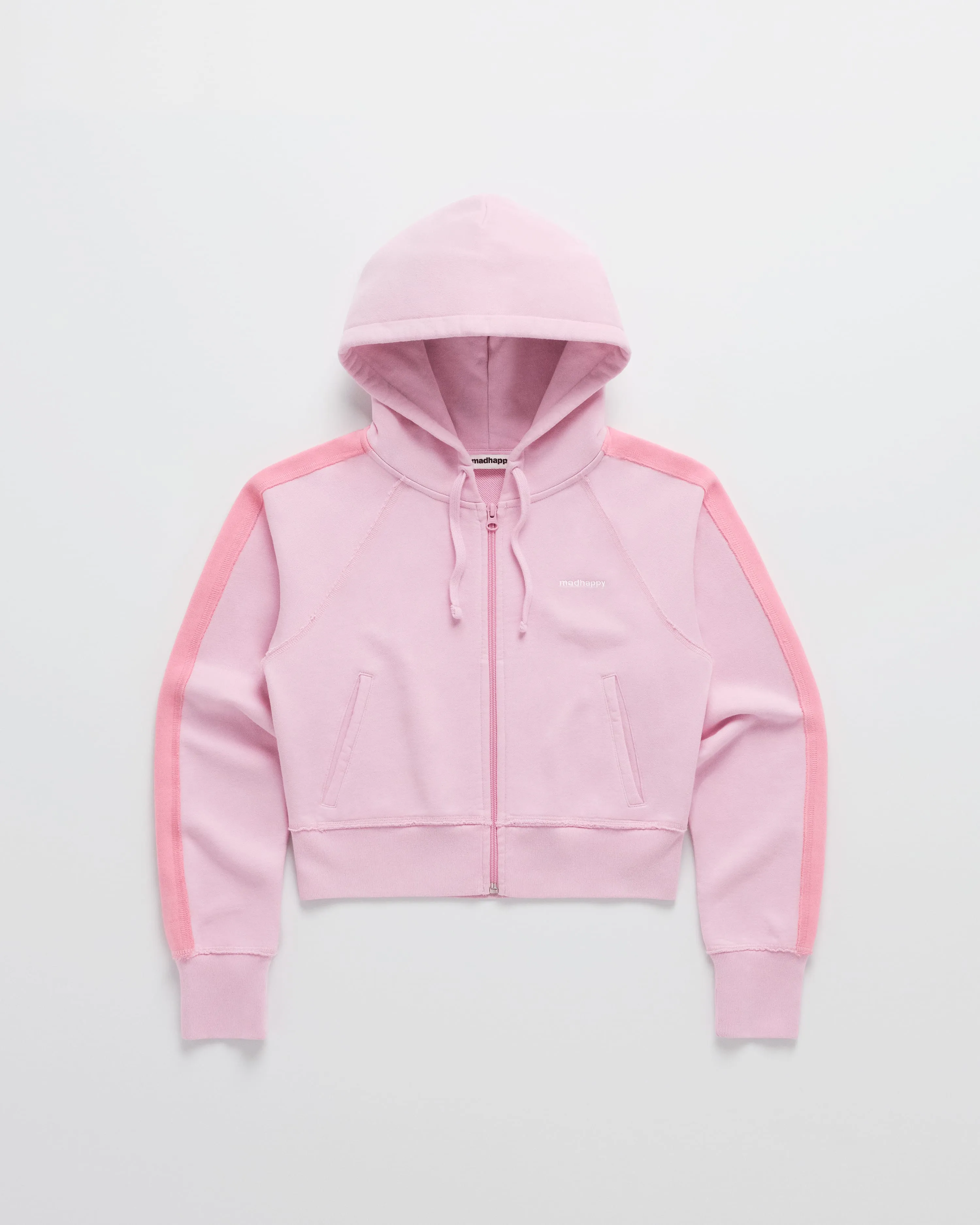 Lounge Cropped French Terry Zip Up sold by Madhappy