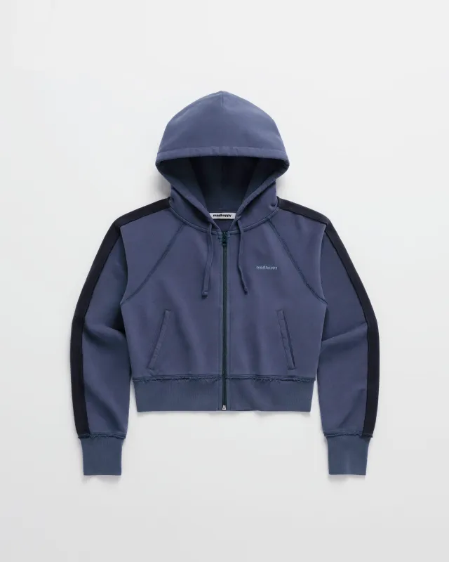 Lounge Cropped French Terry Zip Up sold by Madhappy