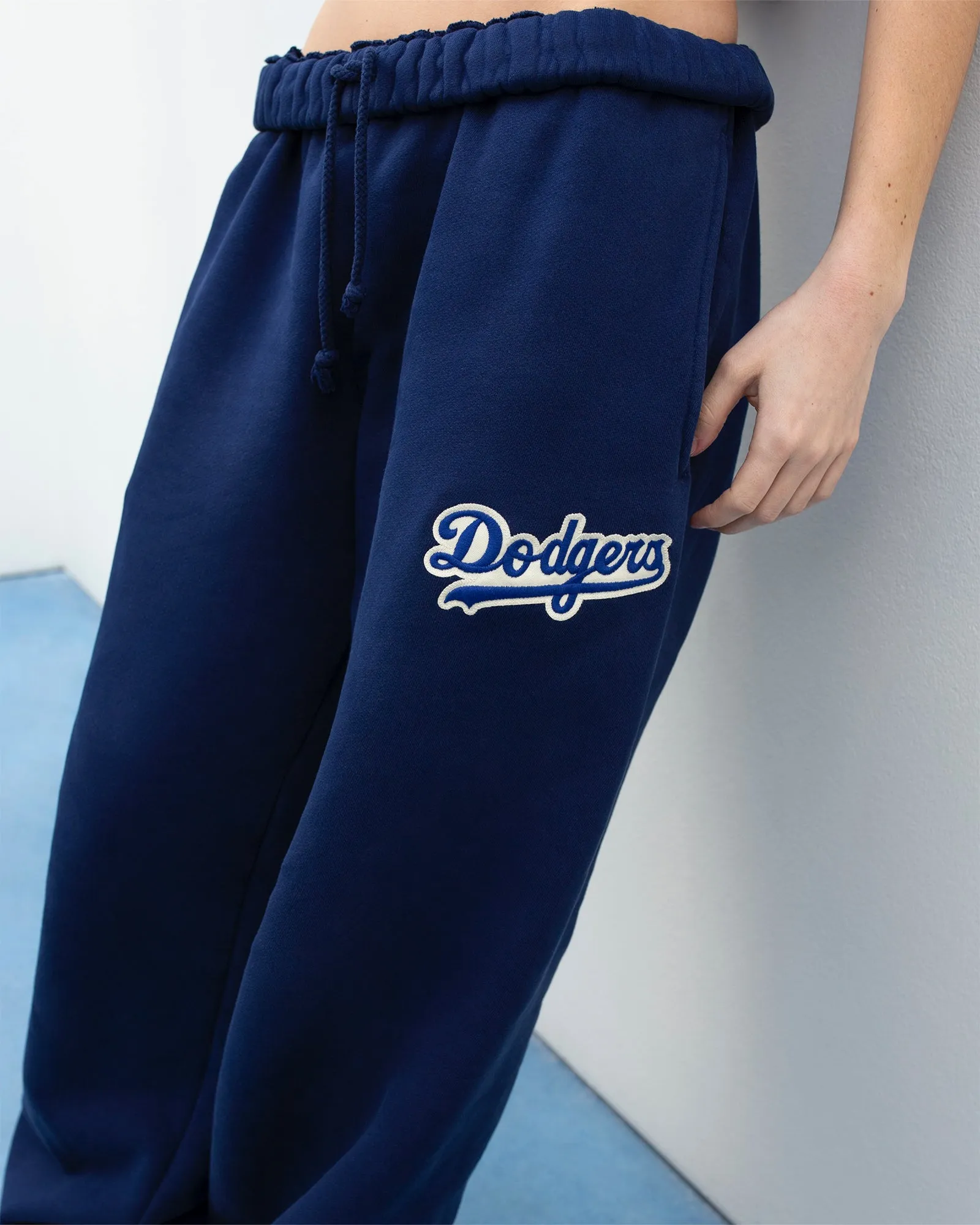 Dodgers Appliqué Fleece Sweatpant sold by Madhappy product image thumbnail 2