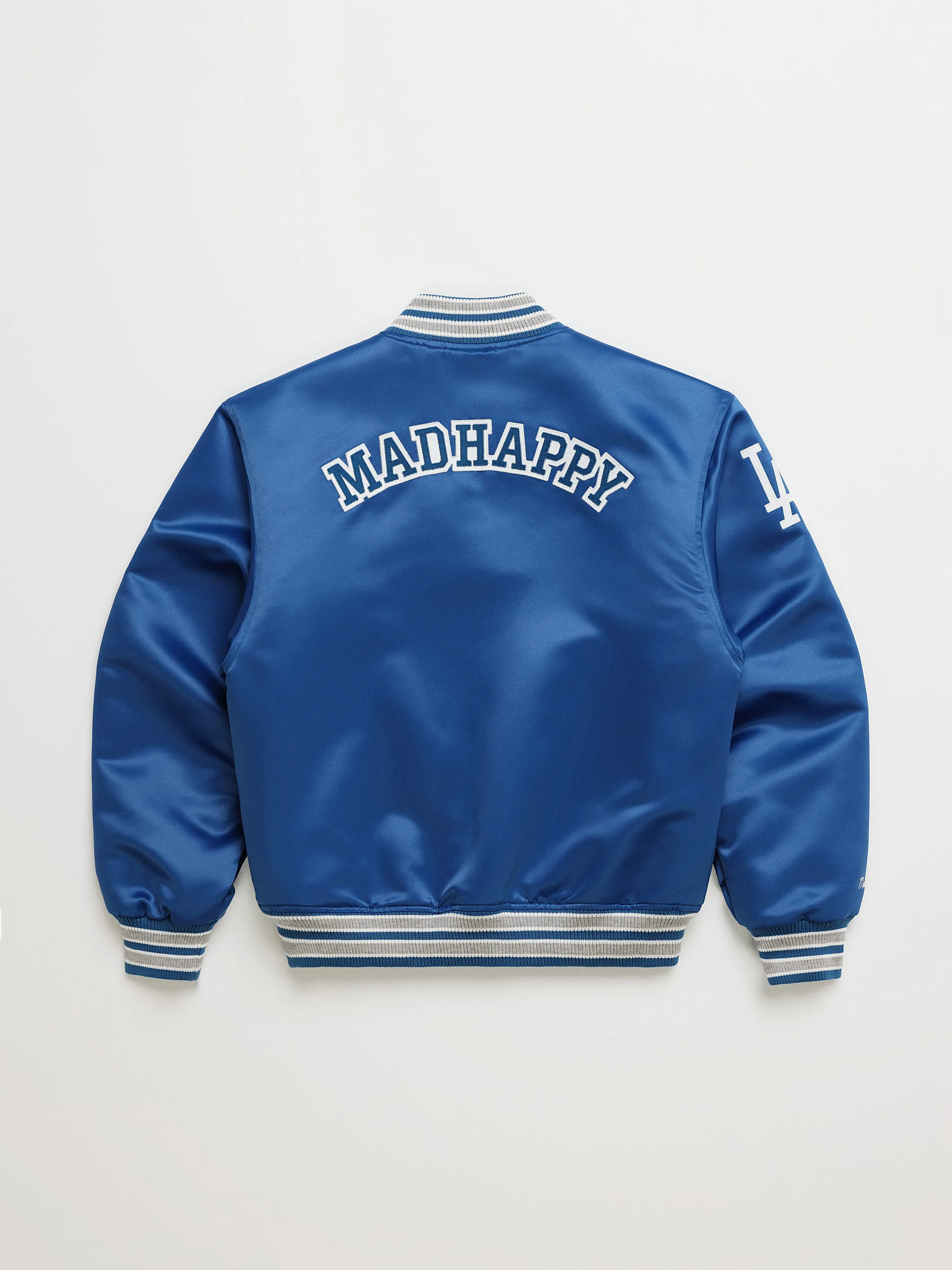 Dodgers Satin Baseball Jacket sold by Madhappy product image thumbnail 3