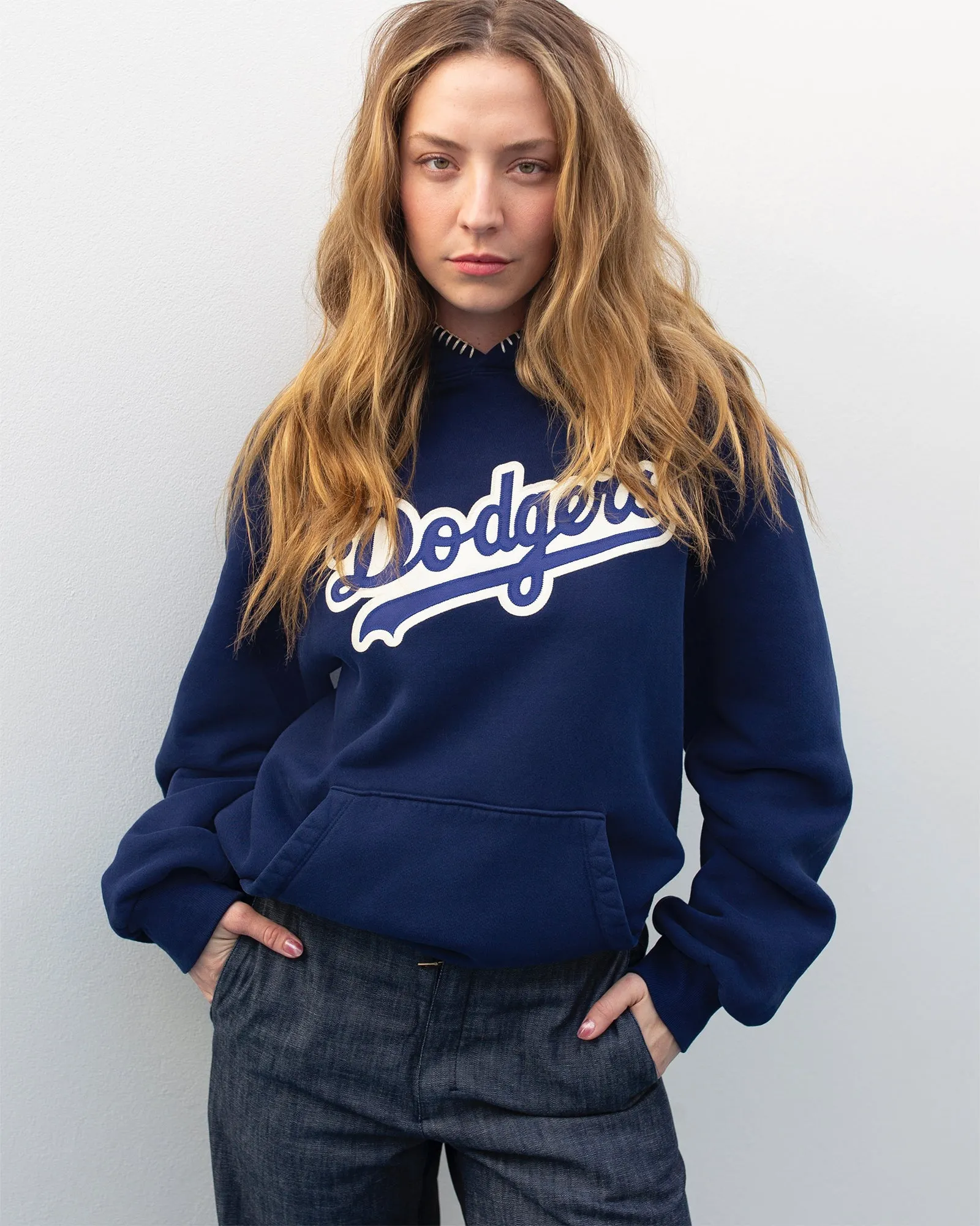 Dodgers Appliqué Fleece Hoodie sold by Madhappy product image thumbnail 2