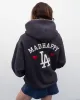 Dodgers Heart Fleece Hoodie sold by Madhappy