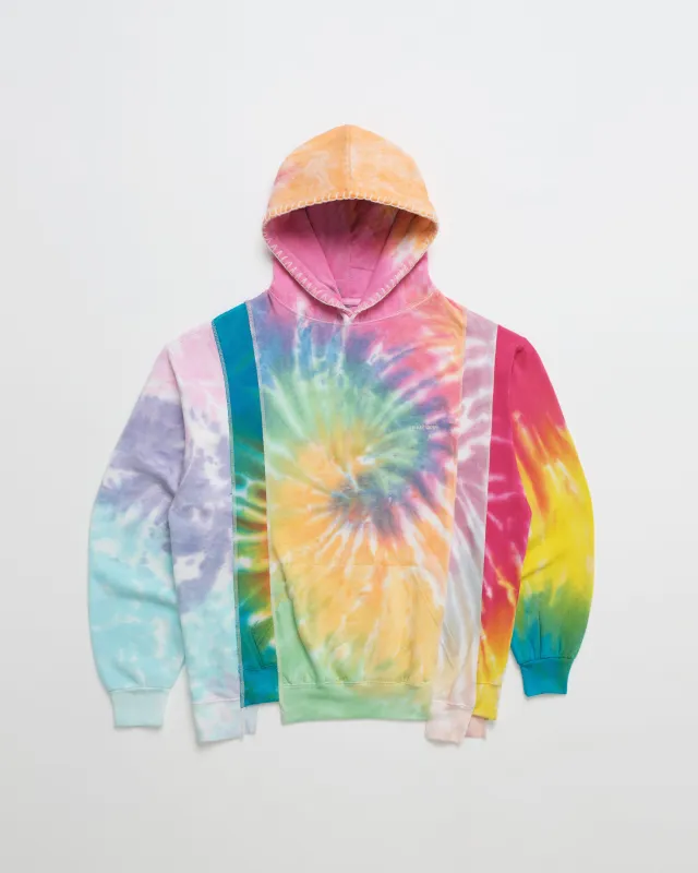 Needles Rebuild Tie Dye Fleece Hoodie sold by Madhappy