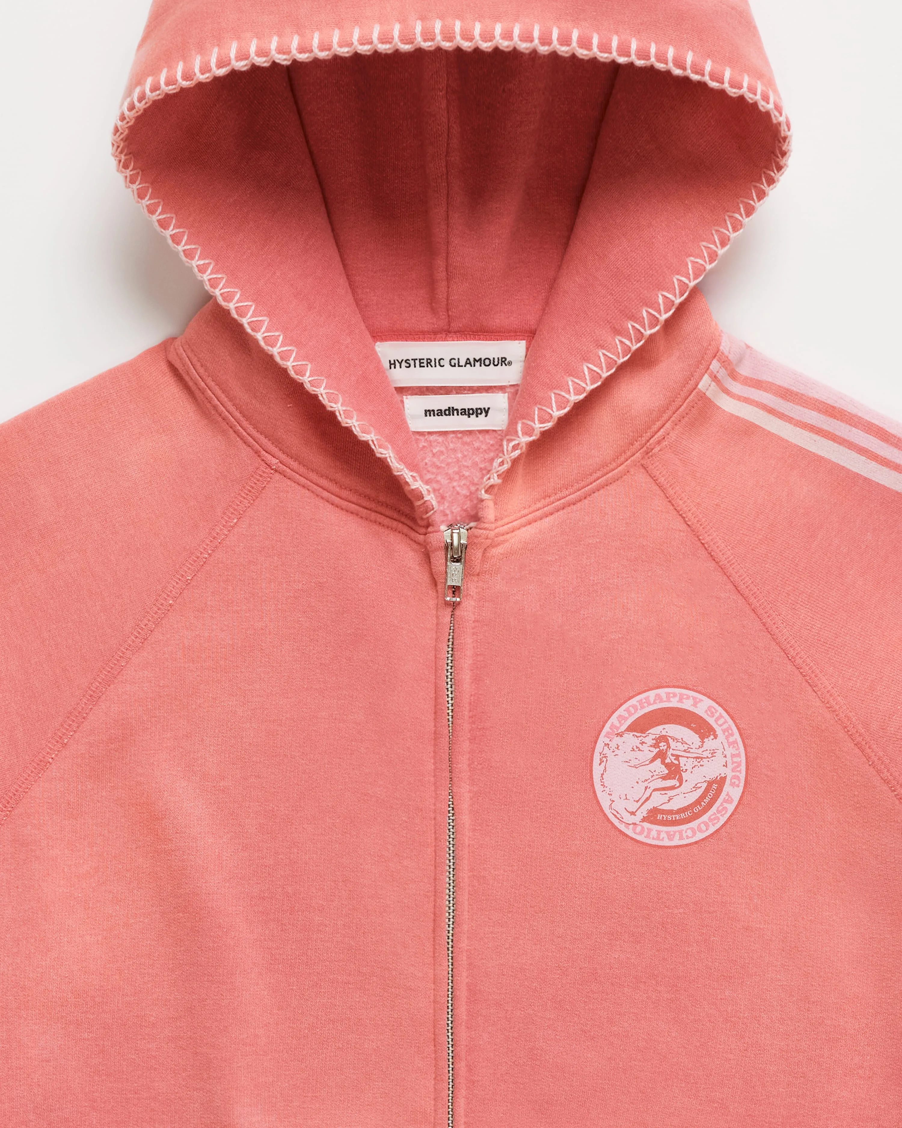 Hysteric Glamour Lightweight Fleece Zip Up sold by Madhappy product image thumbnail 5