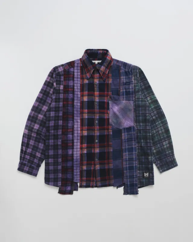 Needles Rebuild Plaid Shirt sold by Madhappy