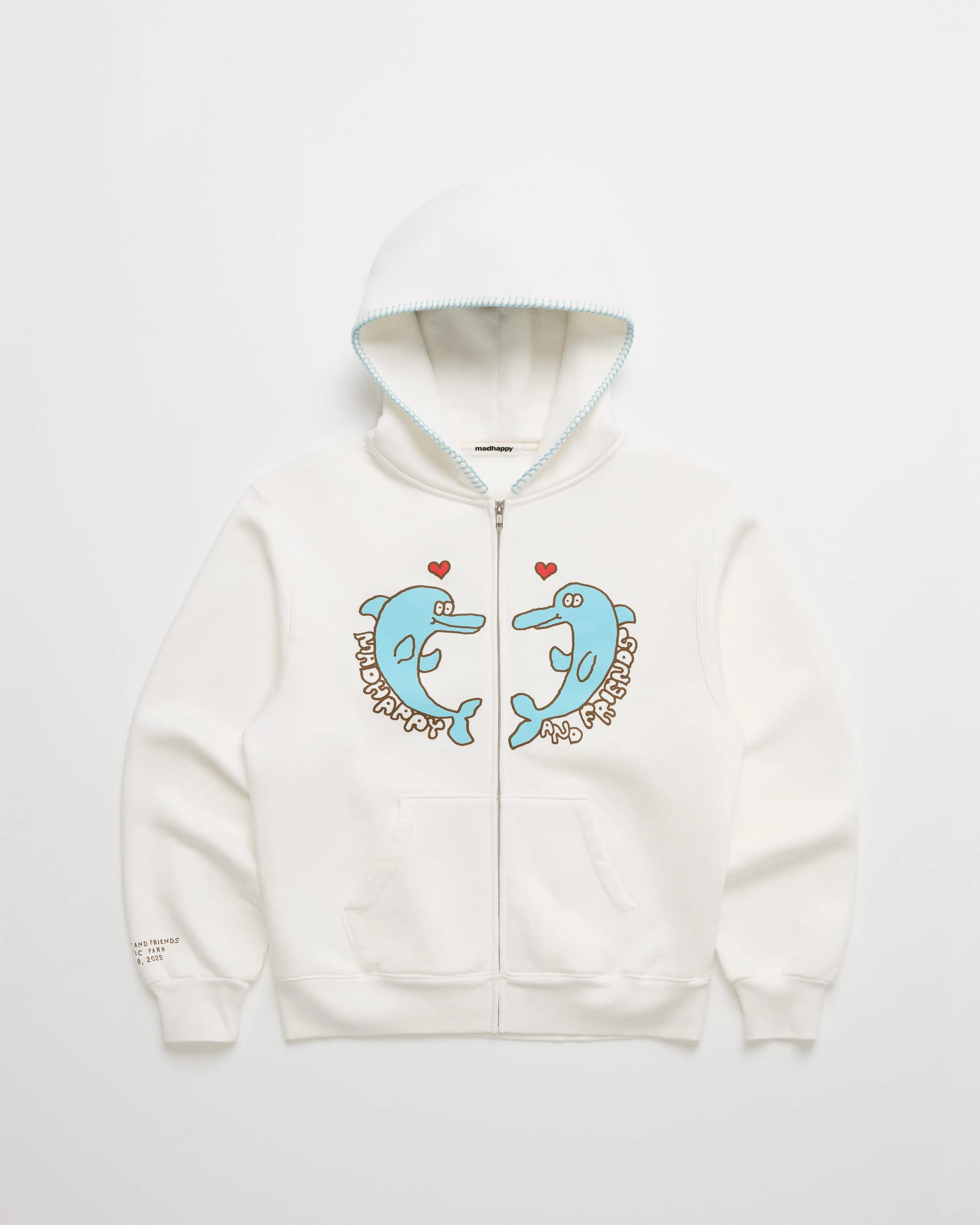 Dolphin Fleece Zip Up sold by Madhappy