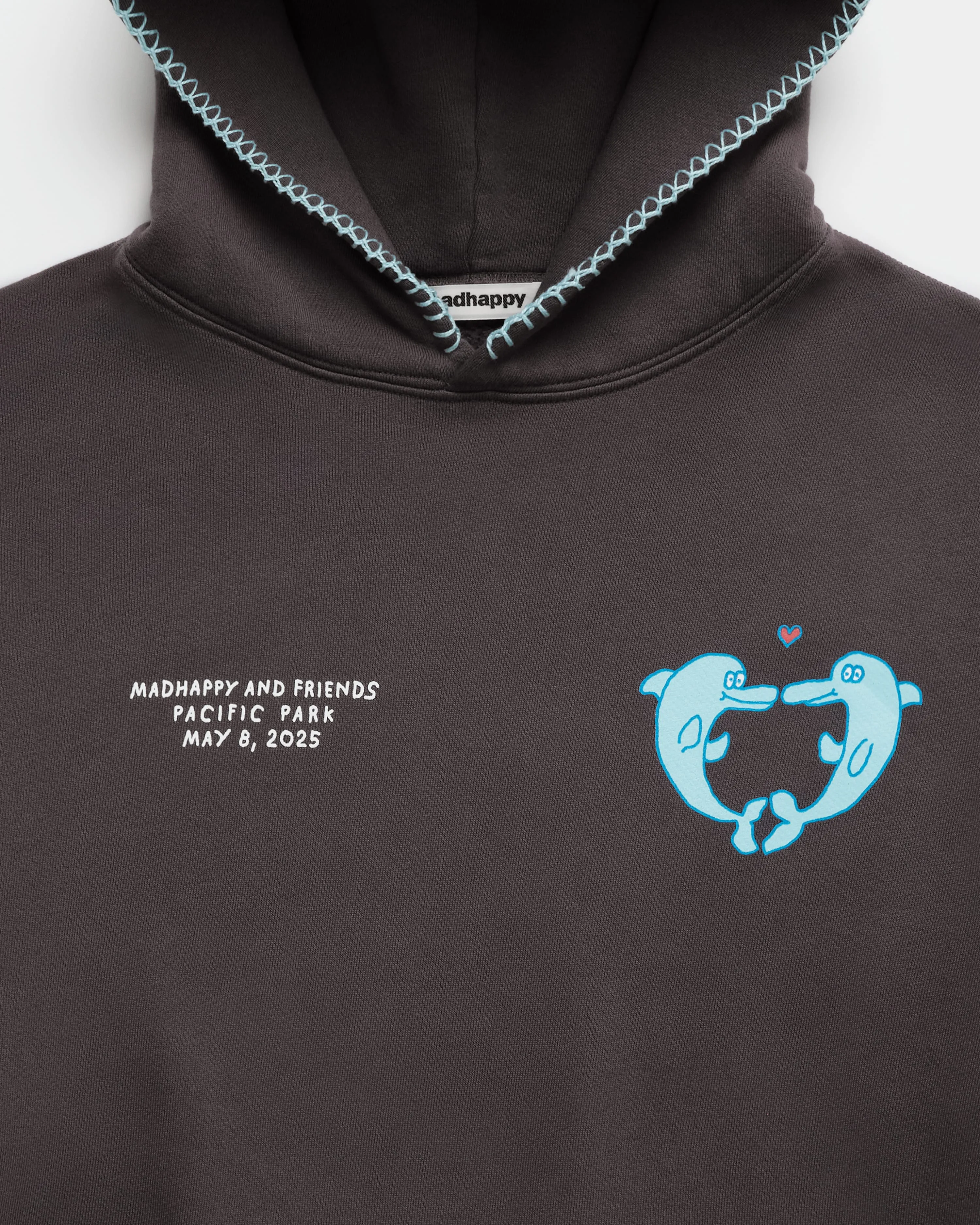 Madhappy and Friends Dolphin Fleece Hoodie sold by Madhappy product image thumbnail 4