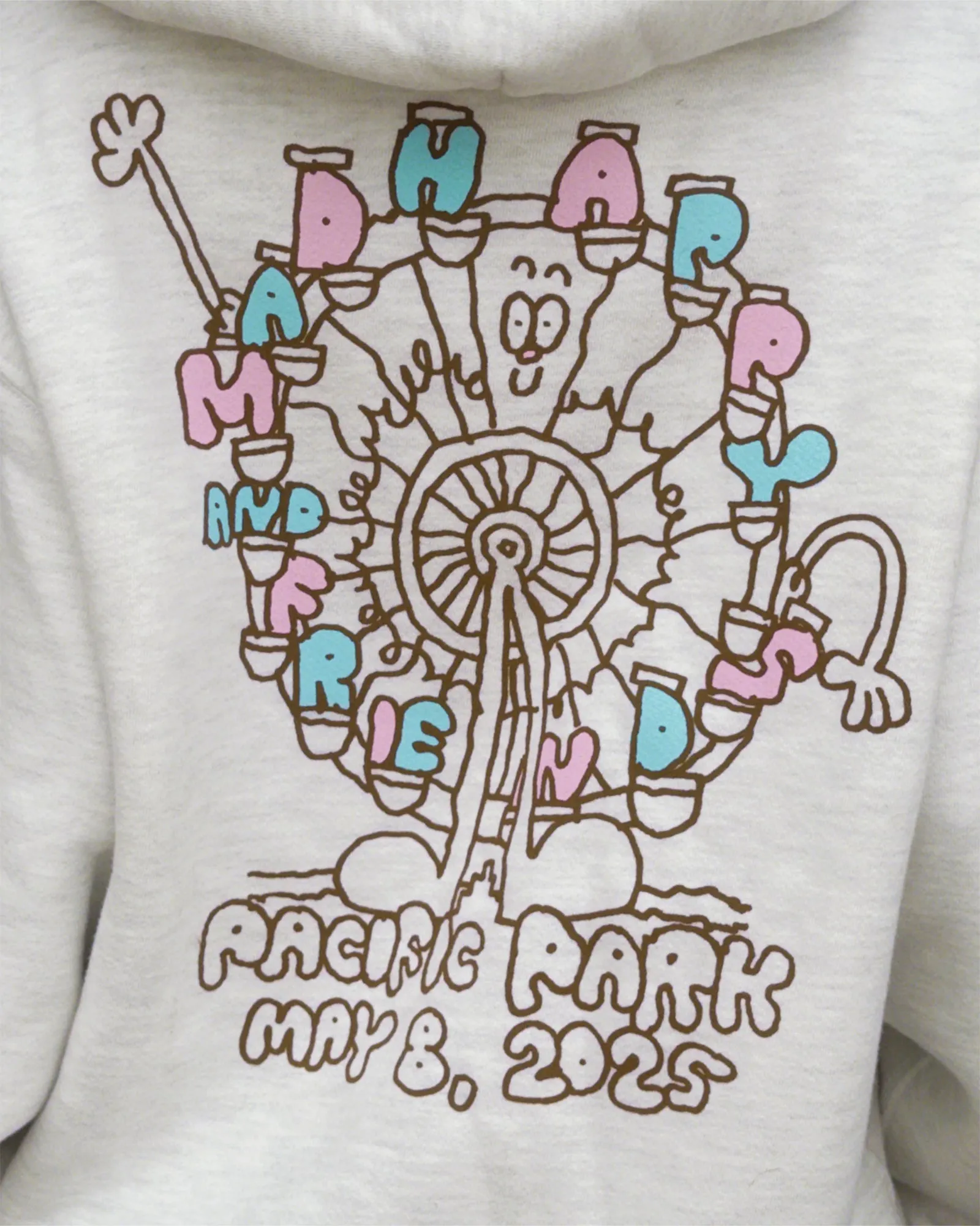 Ferris Wheel Fleece Hoodie sold by Madhappy product image thumbnail 3