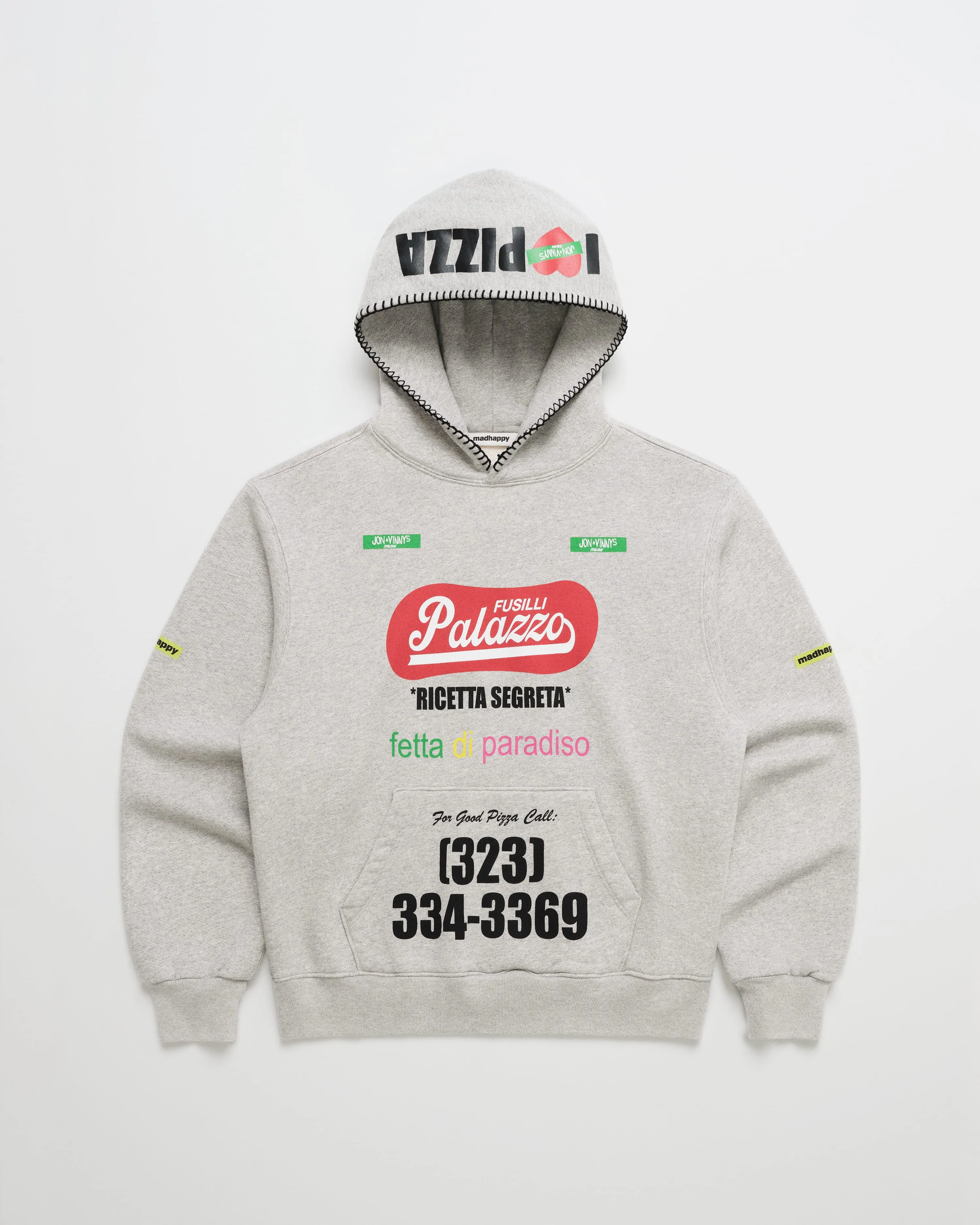 Jon & Vinny's Palazzo Fleece Hoodie sold by Madhappy