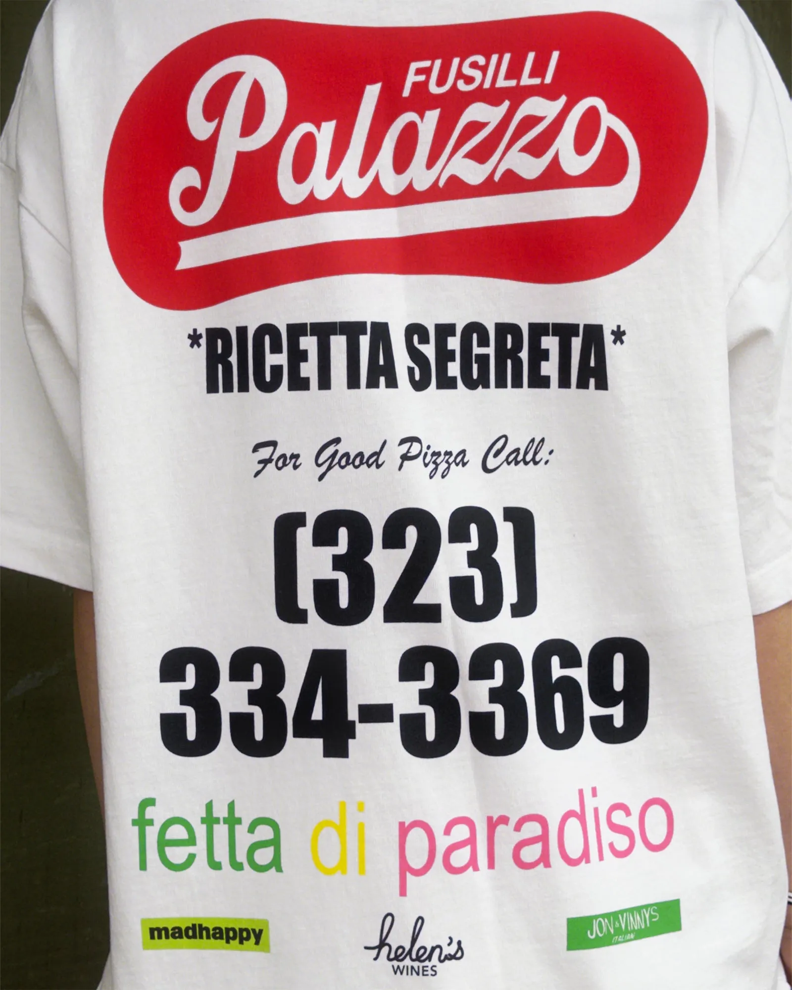 Jon & Vinny's Palazzo Heavyweight Tee sold by Madhappy product image thumbnail 3