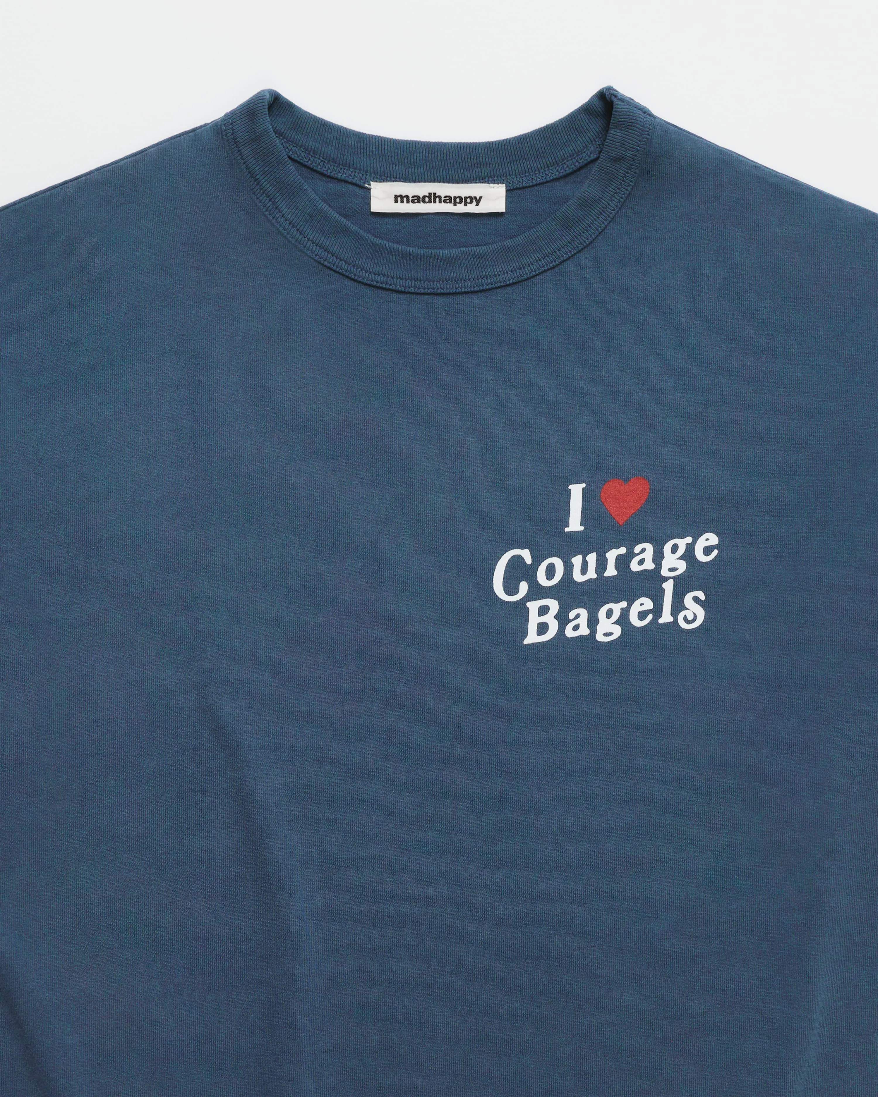 I Heart Courage Bagels Heavyweight Tee sold by Madhappy product image thumbnail 3