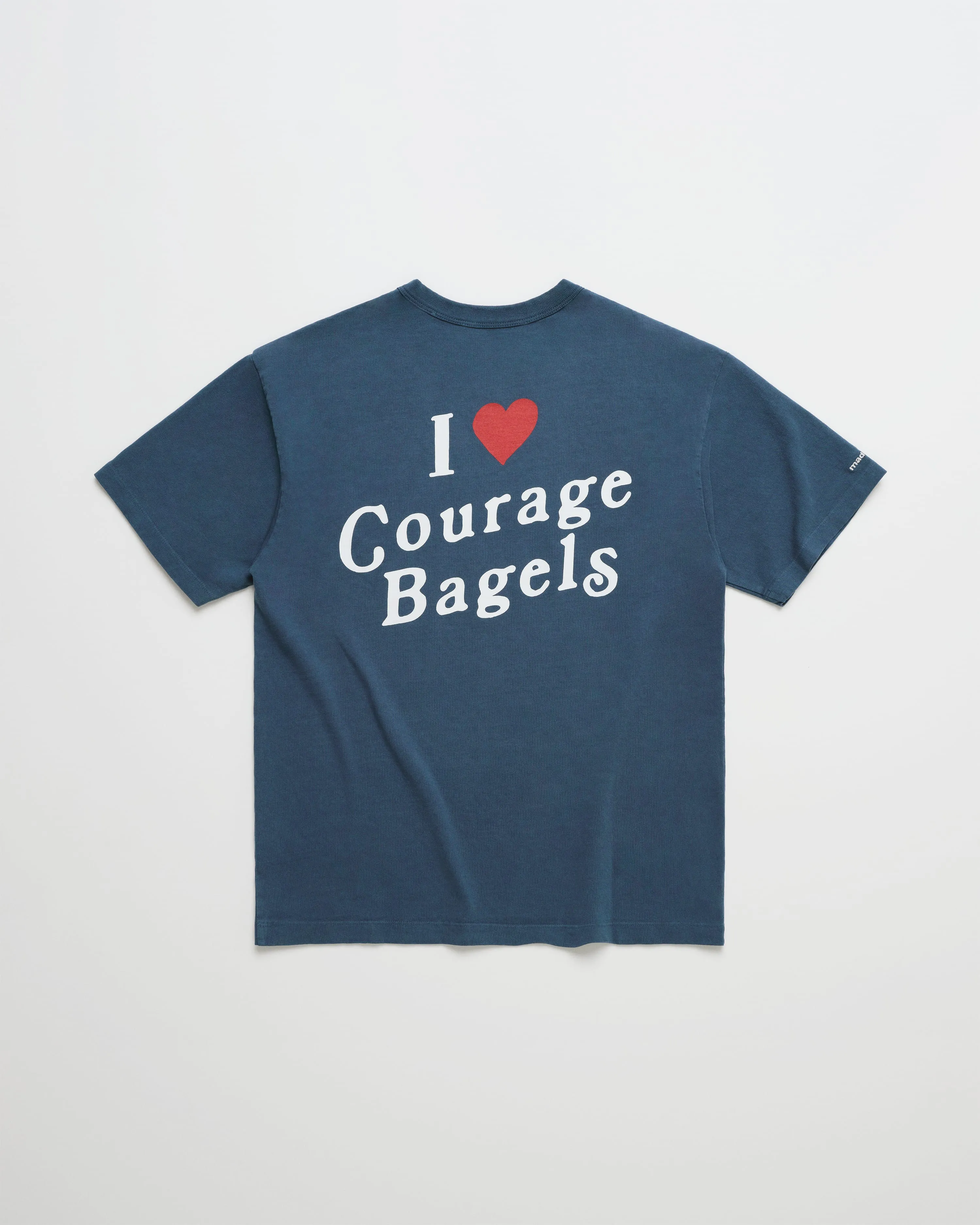 I Heart Courage Bagels Heavyweight Tee sold by Madhappy product image thumbnail 4