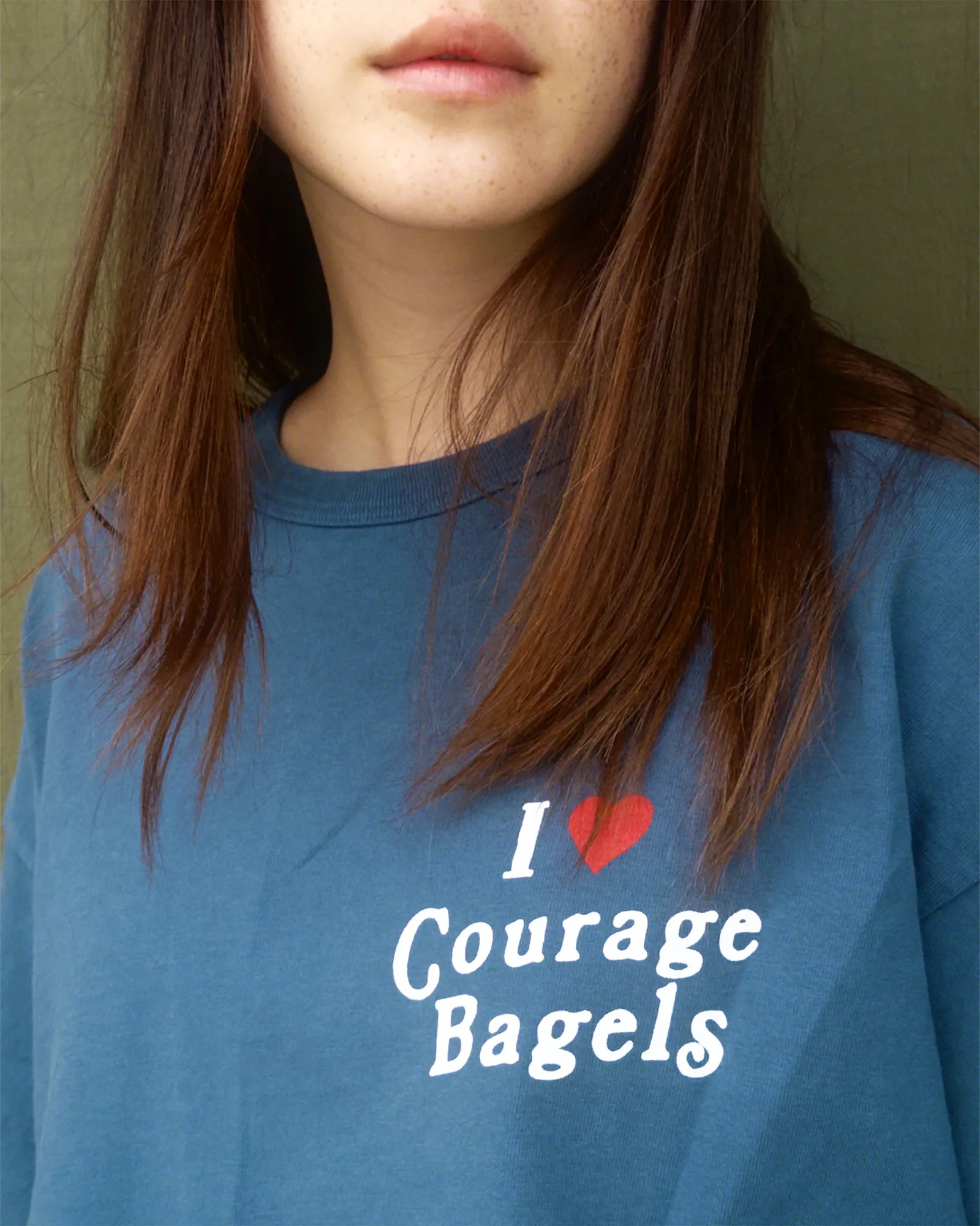 I Heart Courage Bagels Heavyweight Tee sold by Madhappy product image thumbnail 2