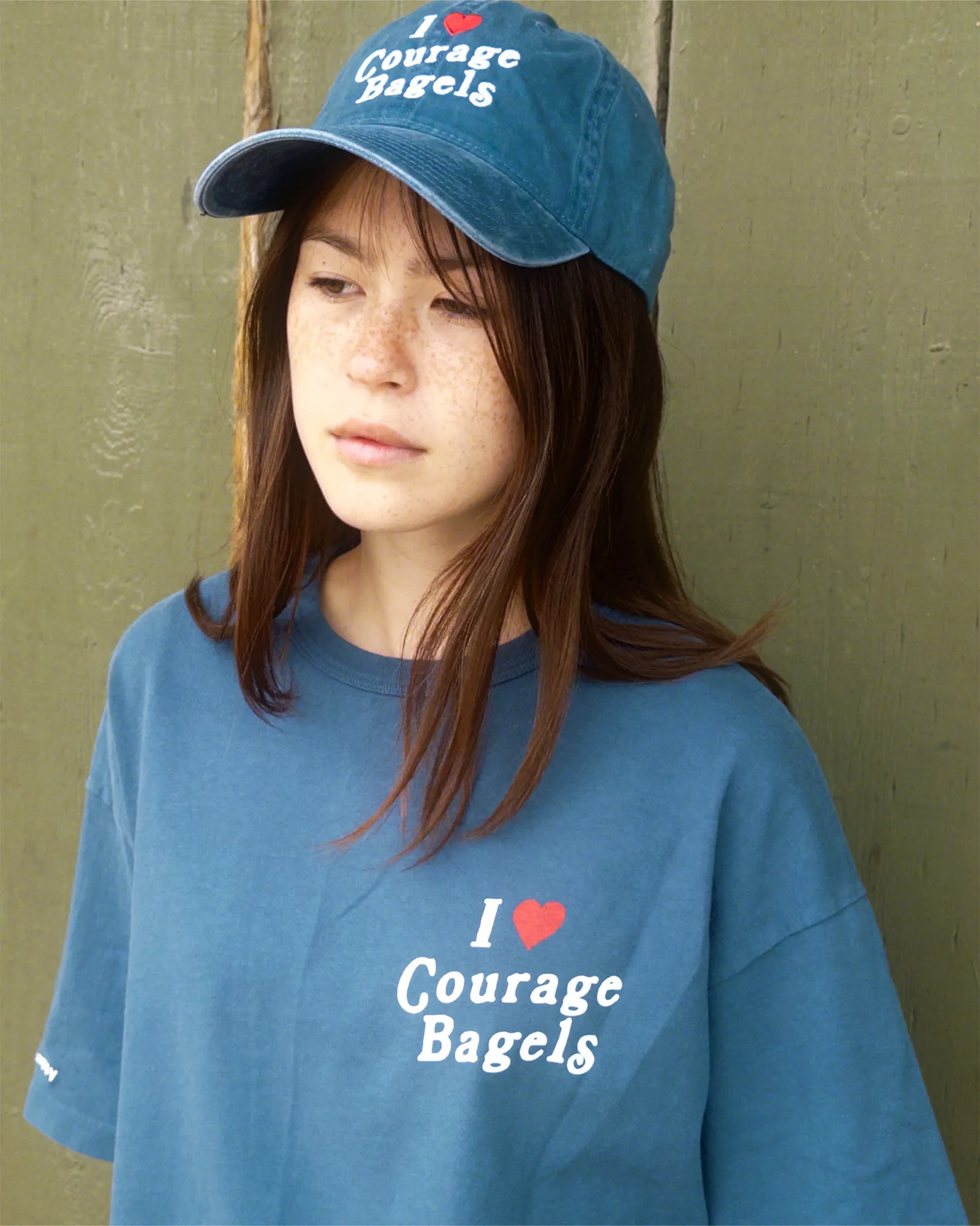 I Heart Courage Bagels Dad Hat sold by Madhappy product image thumbnail 2