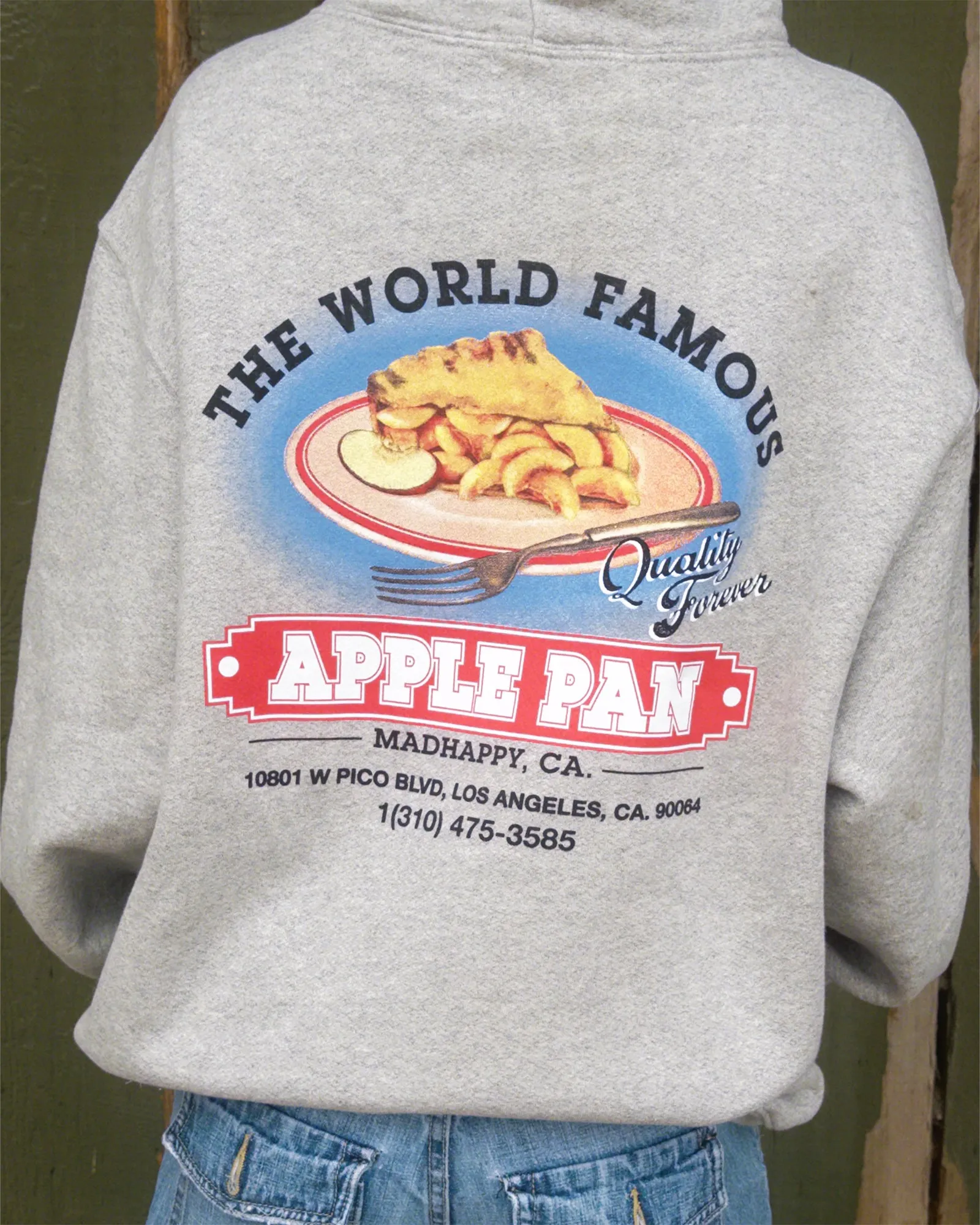 Apple Pan Pie Fleece Hoodie sold by Madhappy product image thumbnail 3