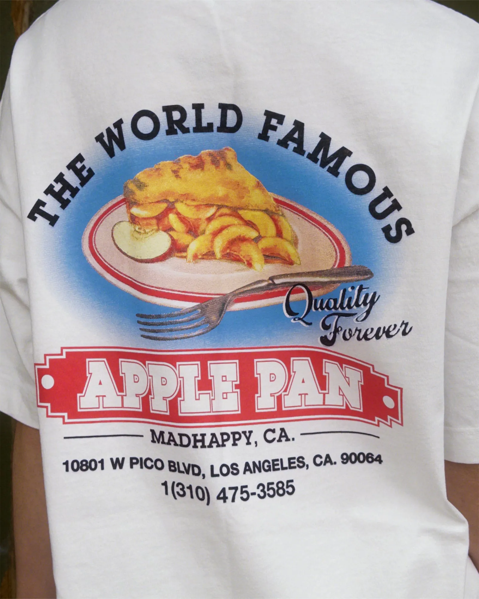 Apple Pan Pie Heavyweight Tee sold by Madhappy product image thumbnail 3