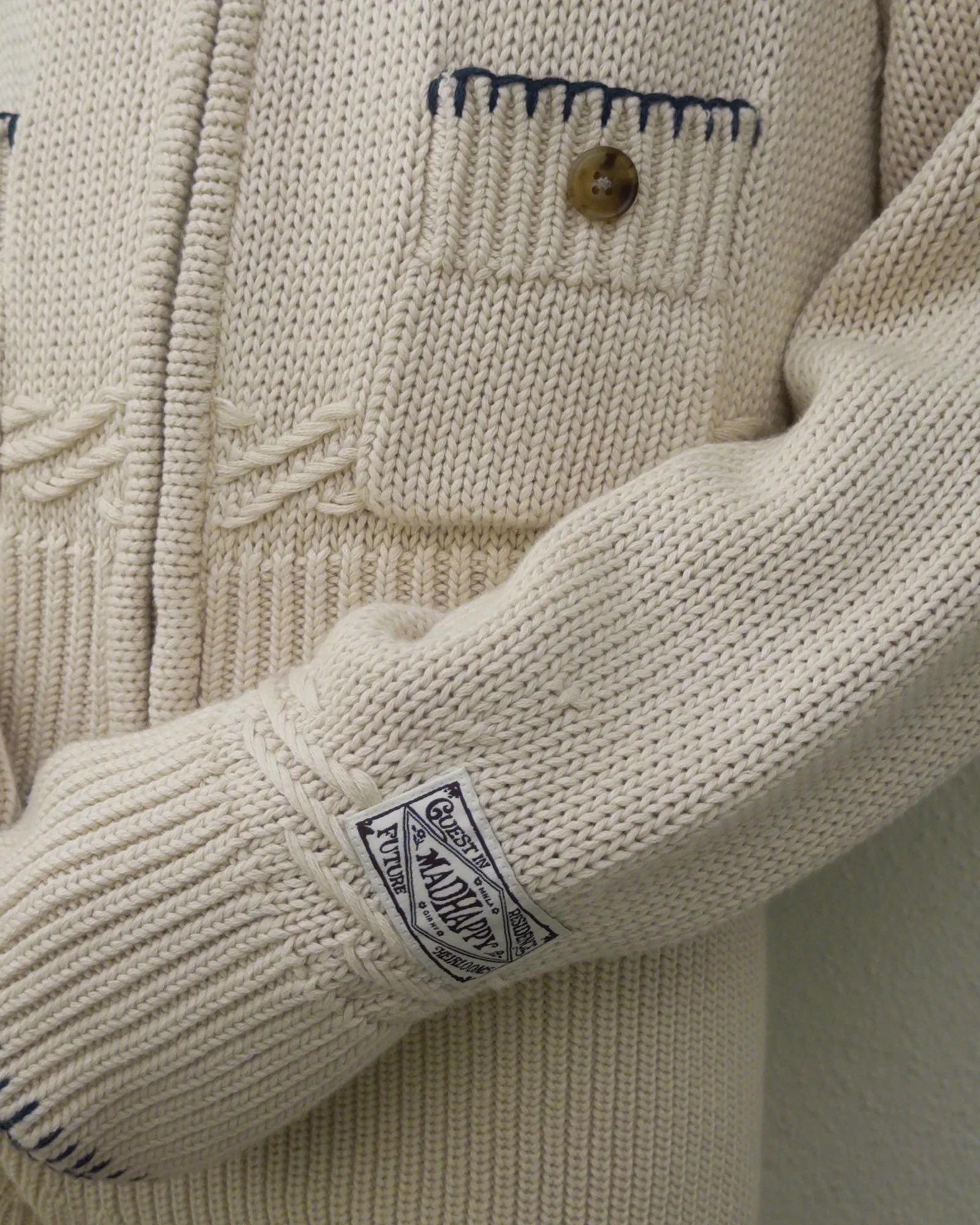 Guest In Residence Knit Full Zip sold by Madhappy product image thumbnail 4