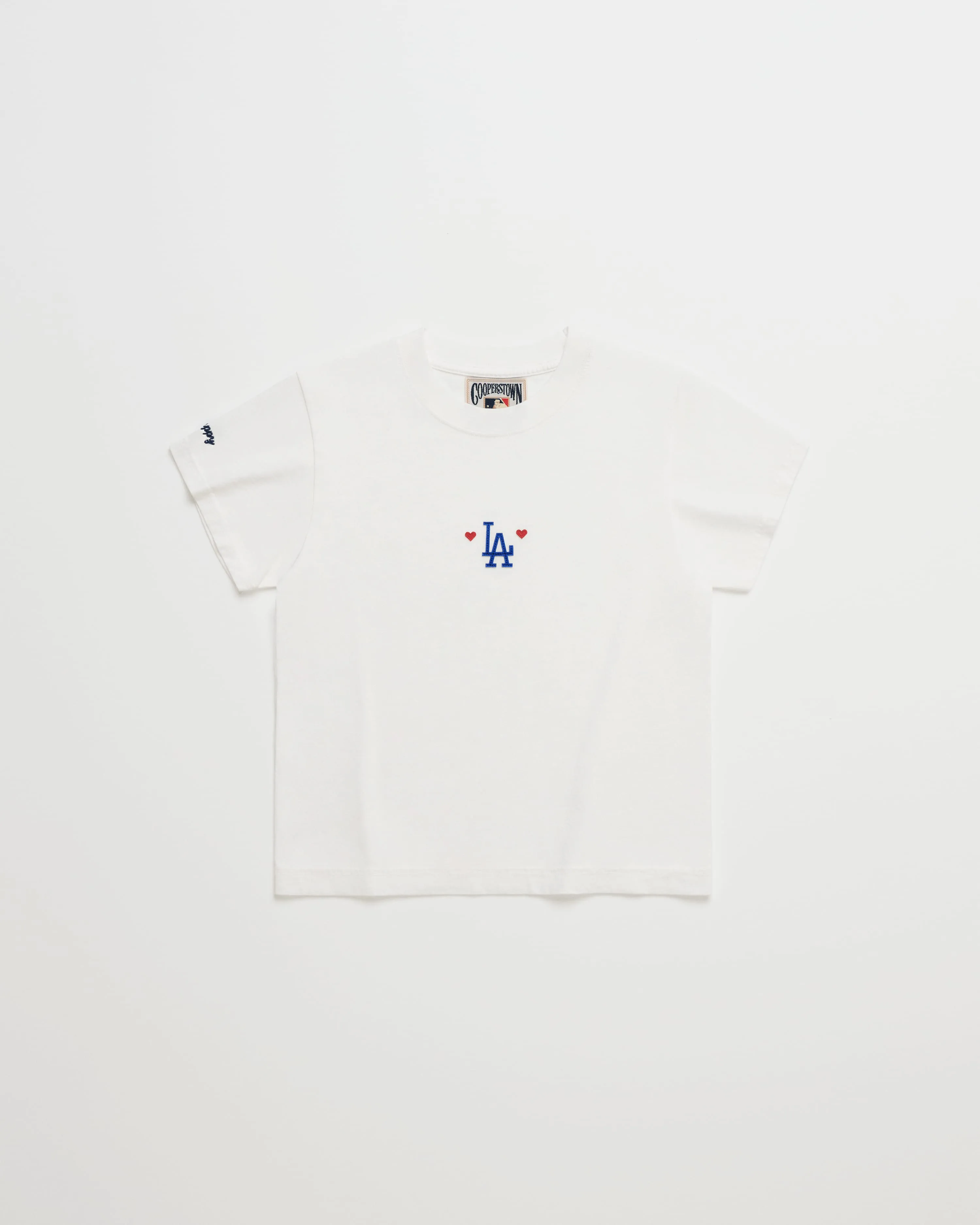 Dodgers Heart Shrunken Tee sold by Madhappy