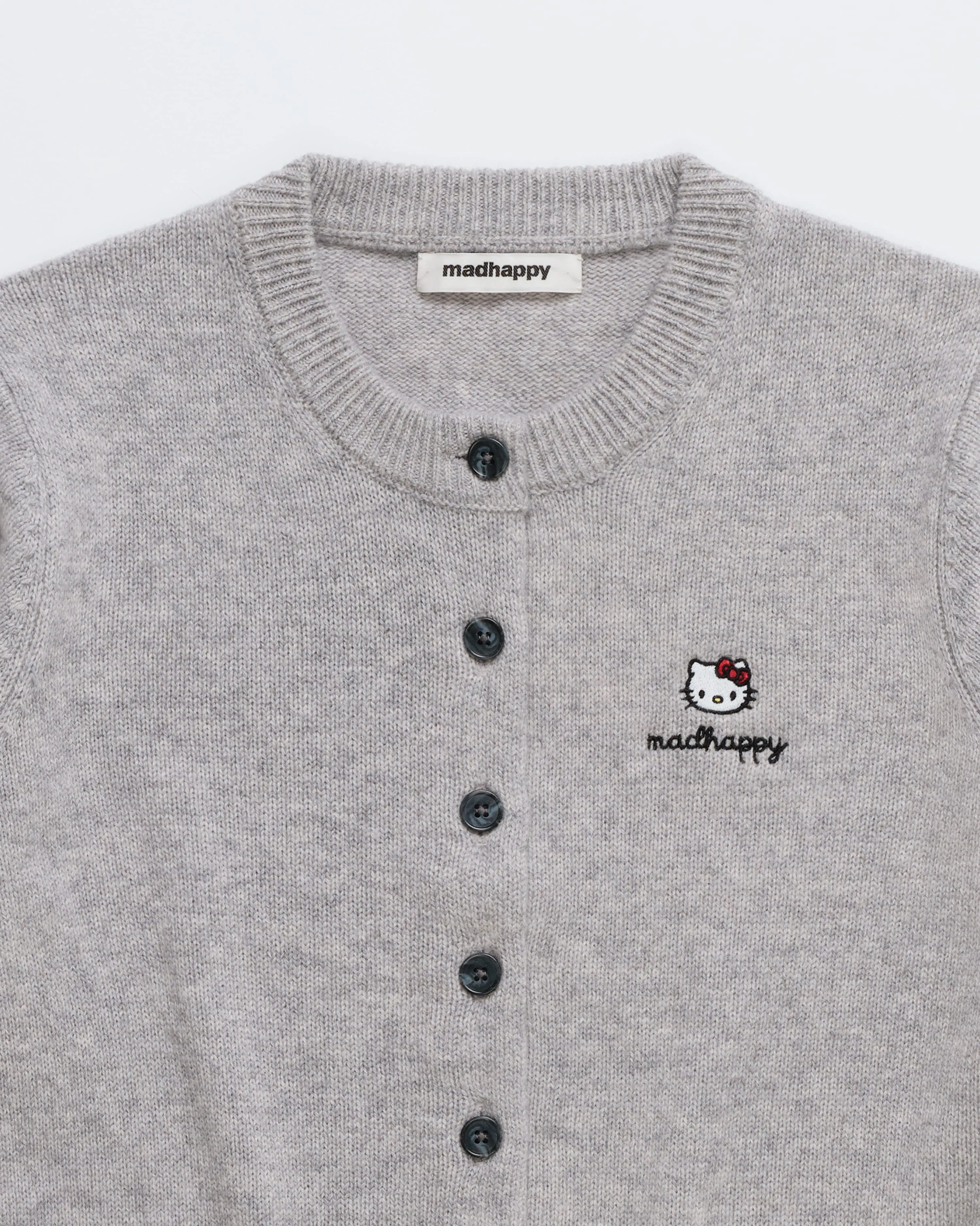 Hello Kitty® Heart Crewneck Cardigan sold by Madhappy product image thumbnail 3