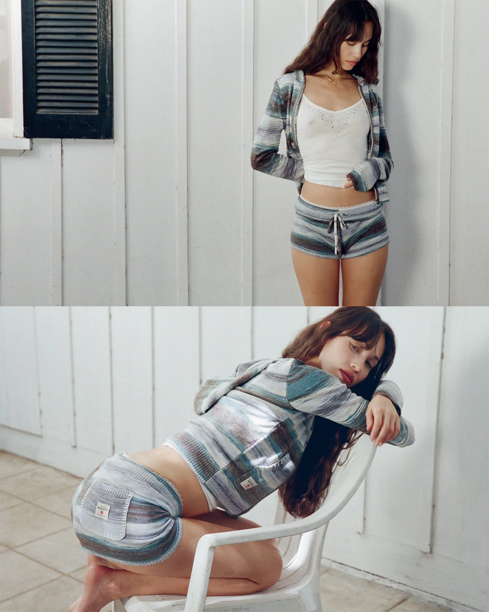 Office Kiko Space Dye Zip Up sold by Madhappy product image thumbnail 2