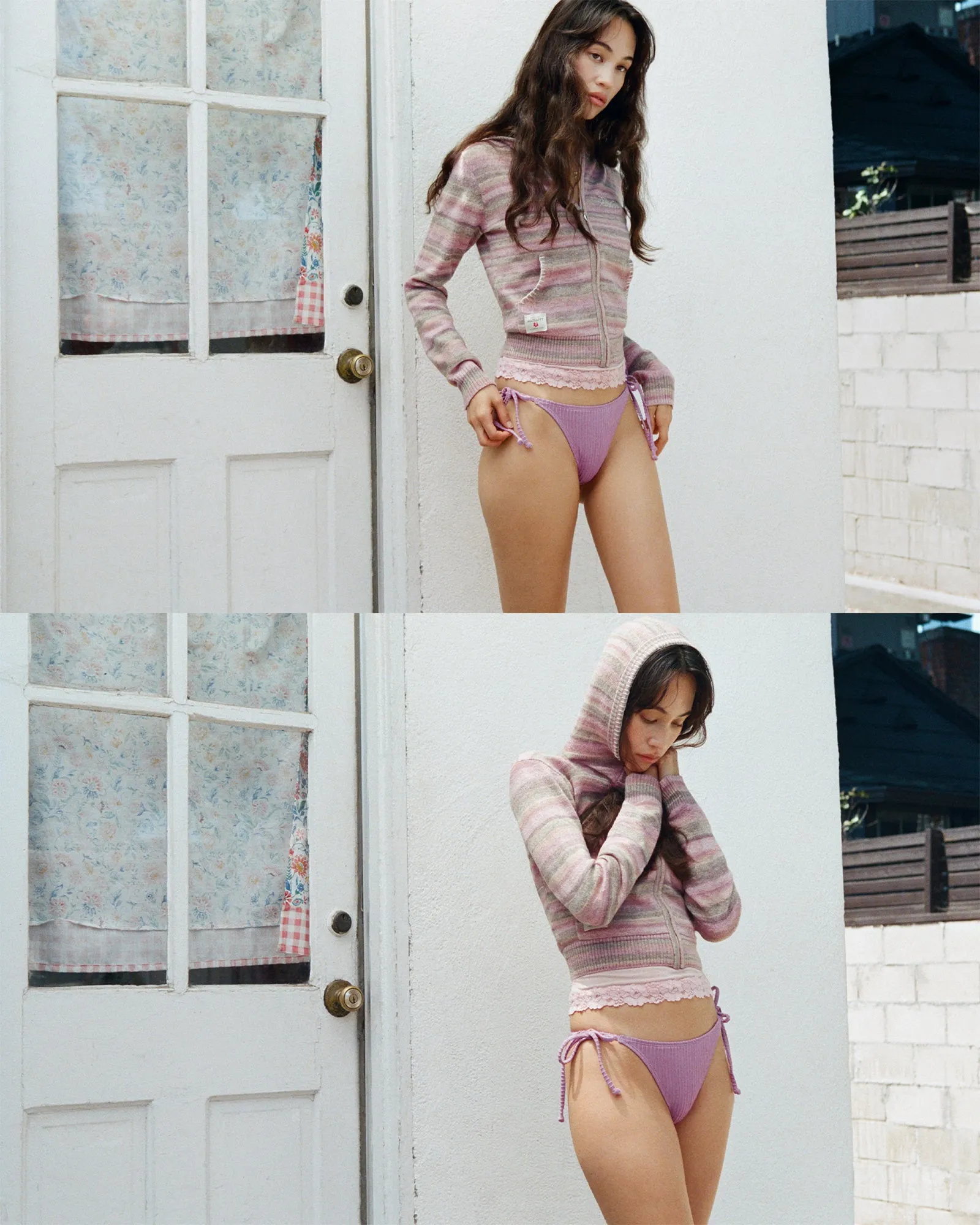 Office Kiko Space Dye Zip Up sold by Madhappy product image thumbnail 3