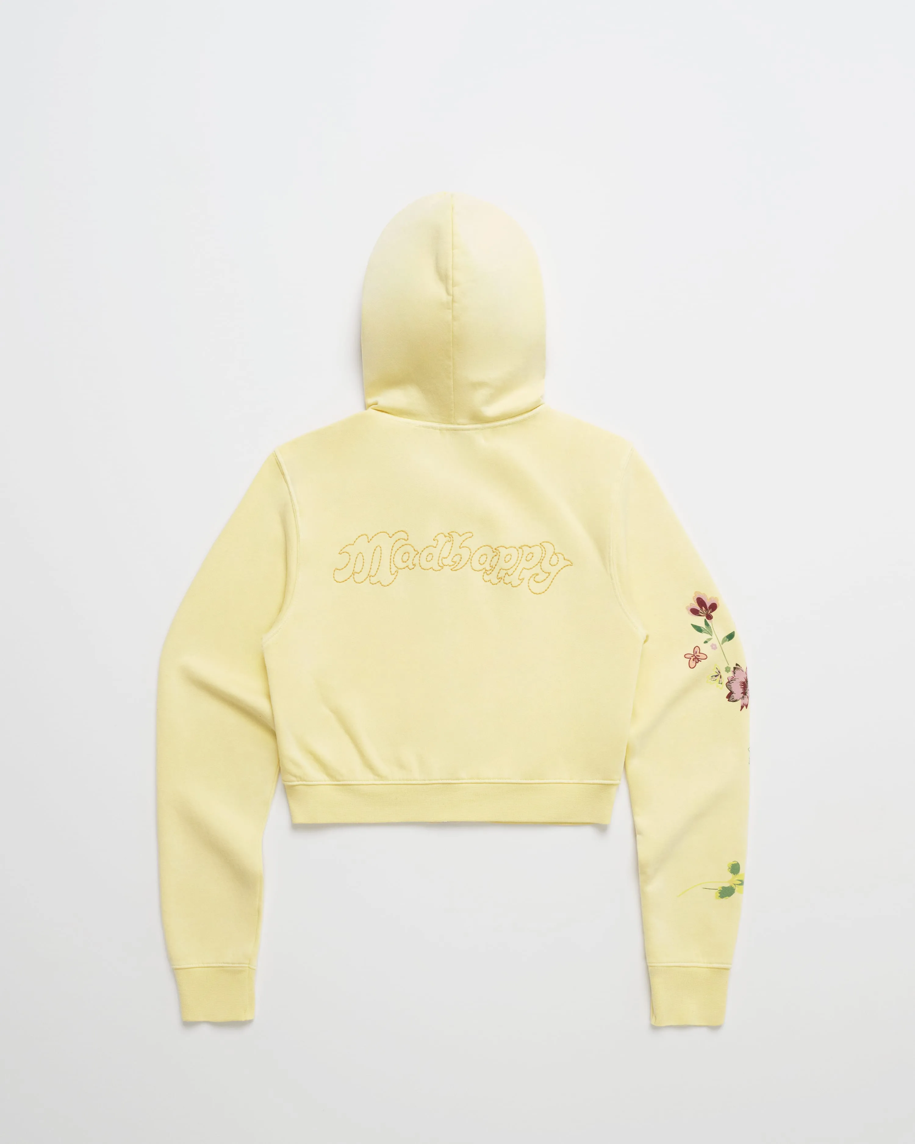 Office Kiko Floral Shrunken Zip Up sold by Madhappy product image thumbnail 4