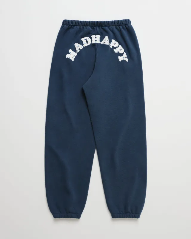 Blue Ditsy Cooper Fleece Sweatpant sold by Madhappy