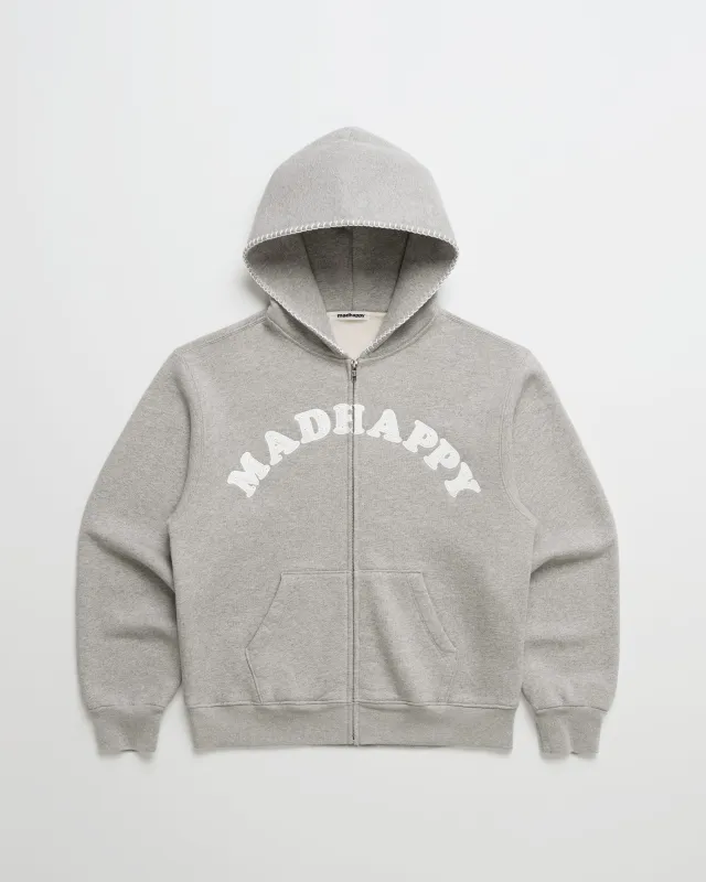Eyelet Cooper Fleece Zip Up sold by Madhappy