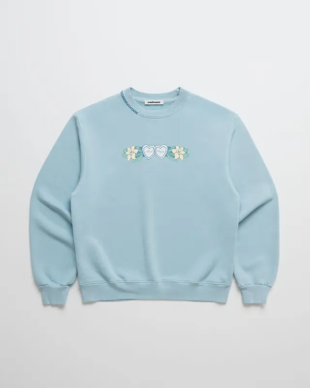 Hearts & Lilies Fleece Crewneck sold by Madhappy