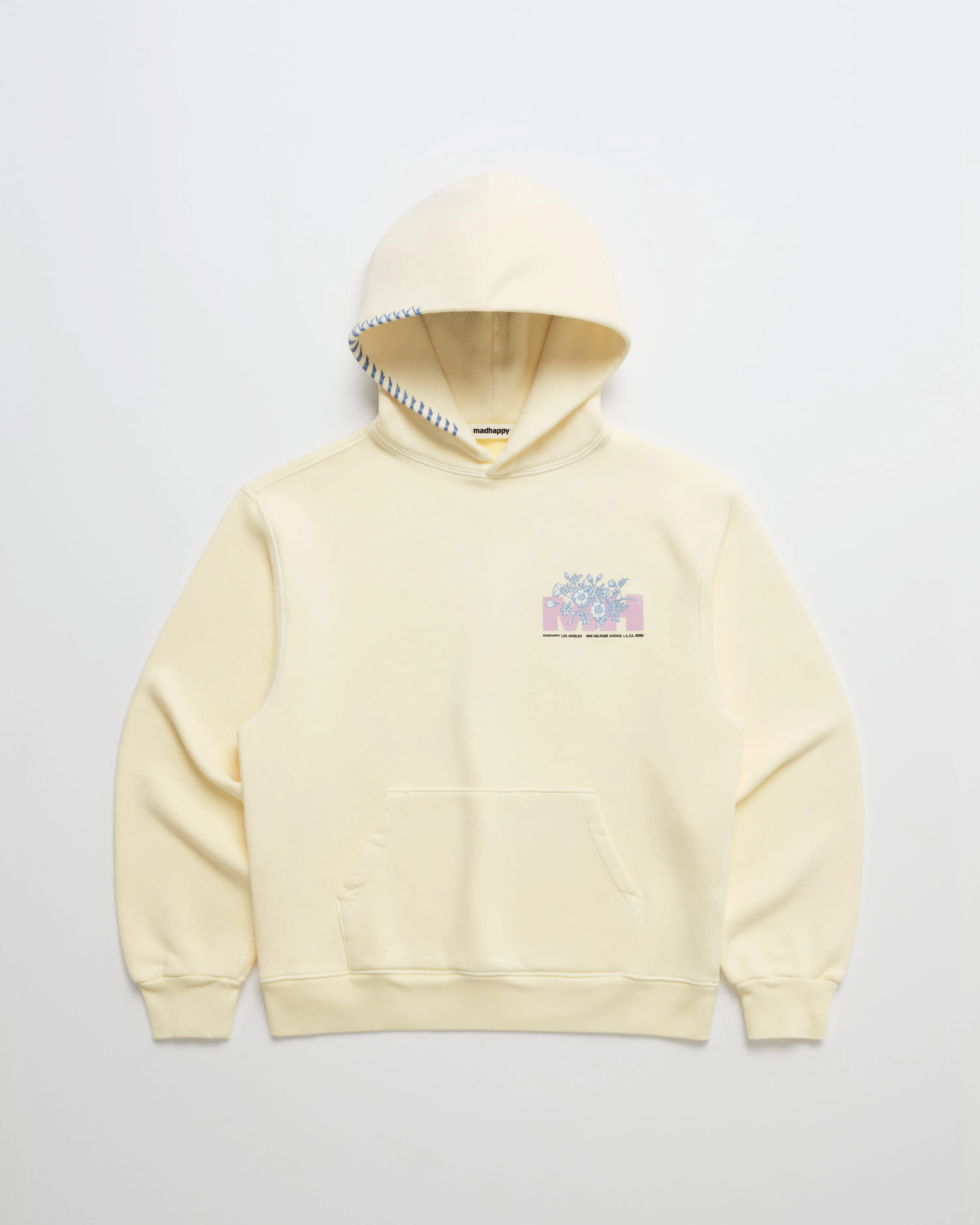 Los Angeles Flowers Fleece Hoodie sold by Madhappy