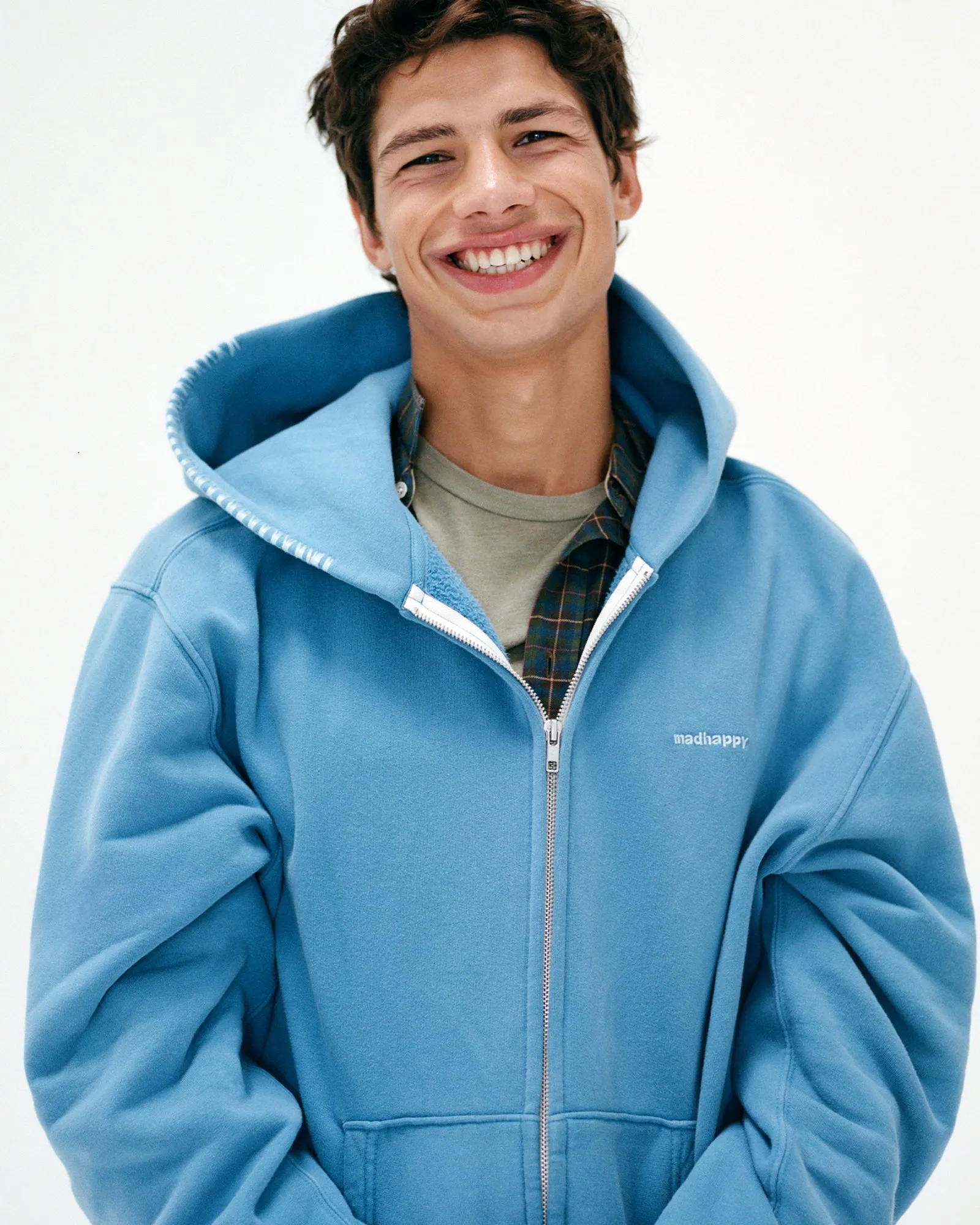 Classics Midweight Fleece Zip Up sold by Madhappy product image thumbnail 3