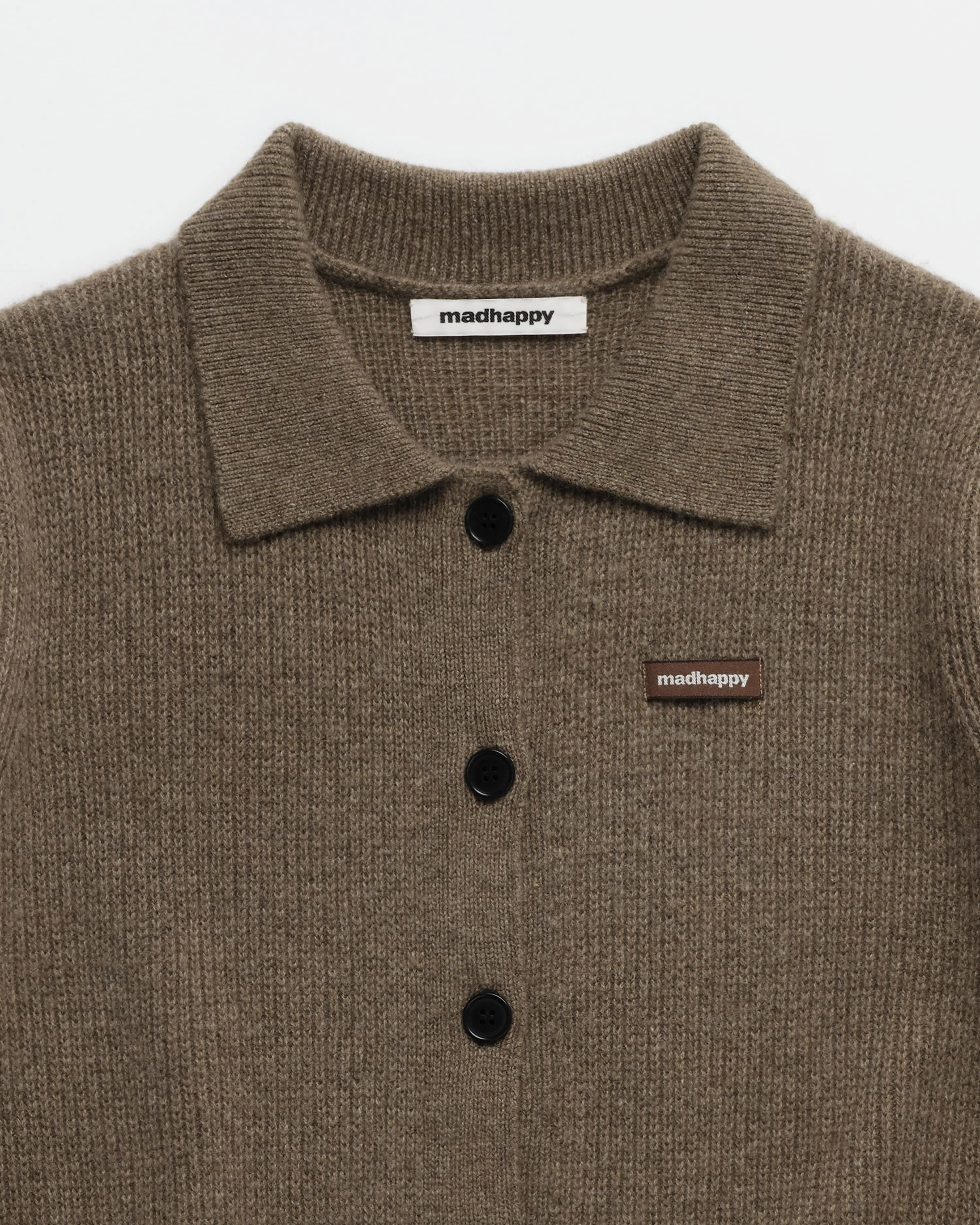 Cashmere Collared Cardigan sold by Madhappy product image thumbnail 2