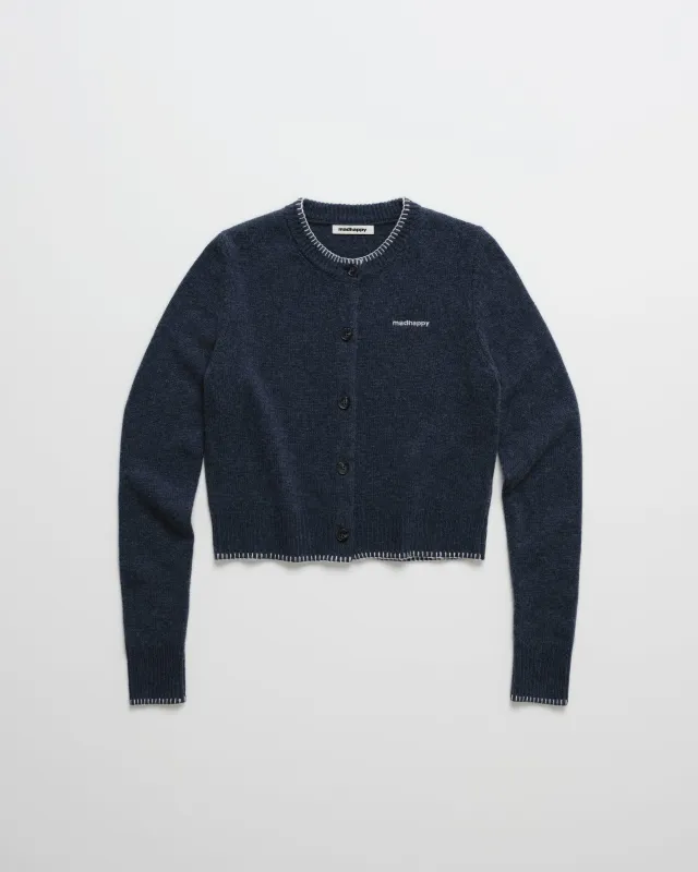 Classics Knit Crewneck Cardigan sold by Madhappy