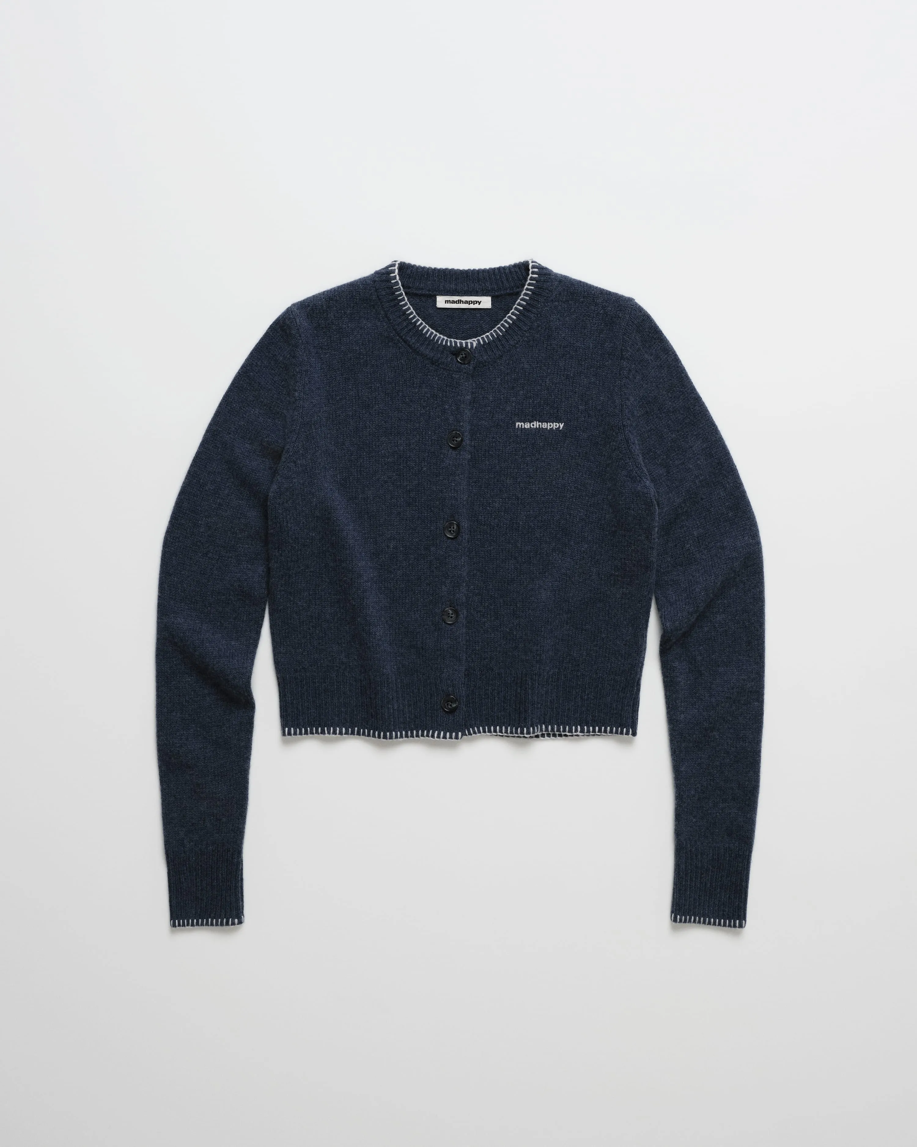 Classics Knit Crewneck Cardigan sold by Madhappy
