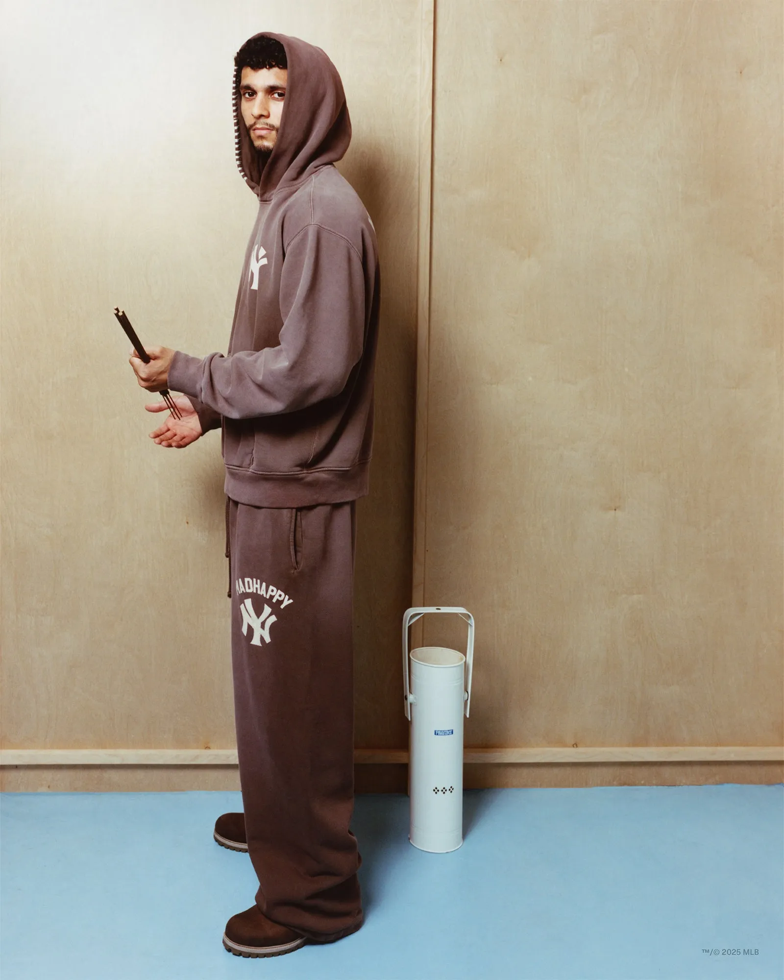 Yankees Washed Fleece Hoodie sold by Madhappy product image thumbnail 3