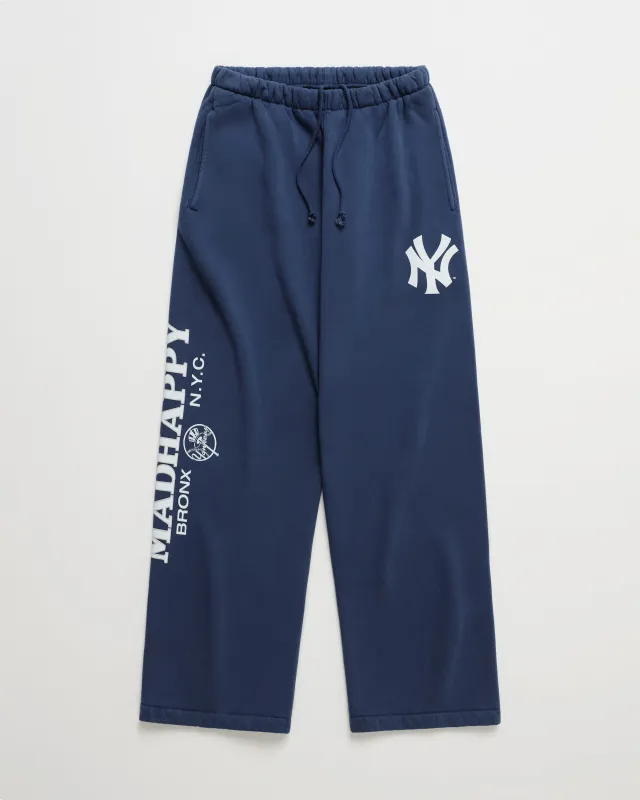 Yankees Fleece Straight Sweatpant sold by Madhappy