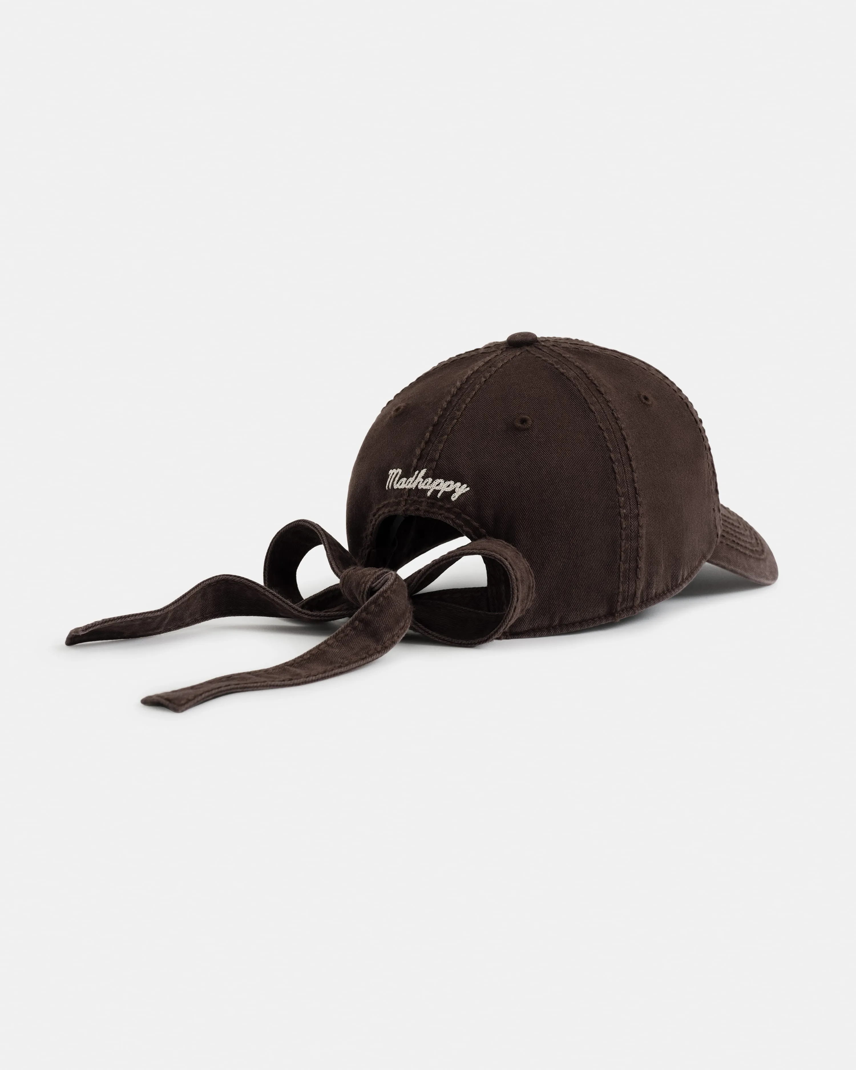Unisex Black Washed Embroidered Bow Tie 100% Cotton Adjustable Fit Baseball Cap Baseball Bat and Ball Embroidery Cap - Black OSFM at Amazon  main image 3