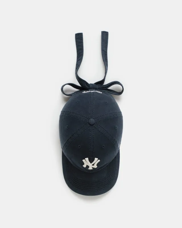 Yankees Washed Bowtie Hat sold by Madhappy