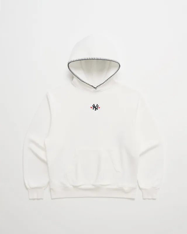 Yankees Heart Fleece Hoodie sold by Madhappy