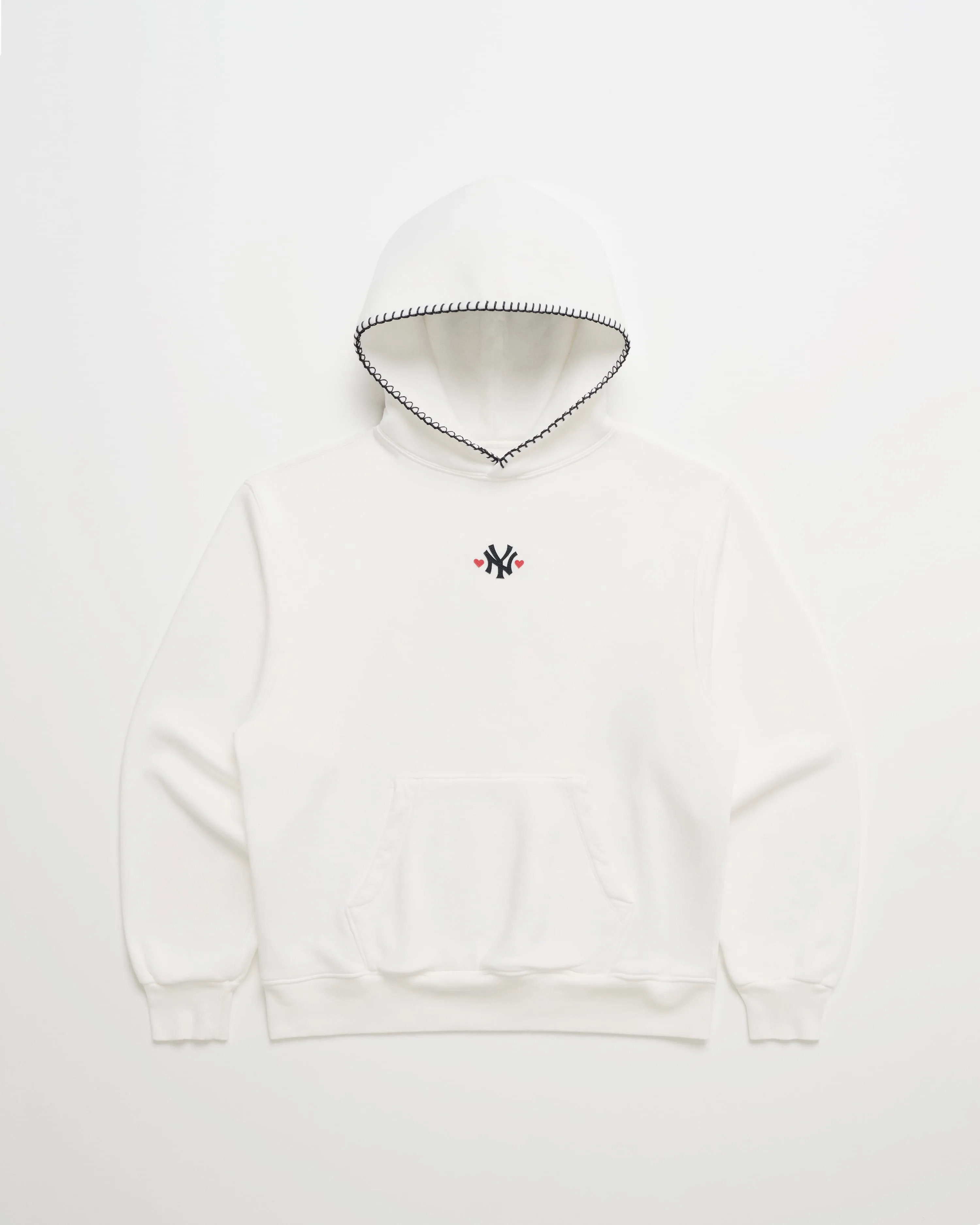 Yankees Heart Fleece Hoodie sold by Madhappy