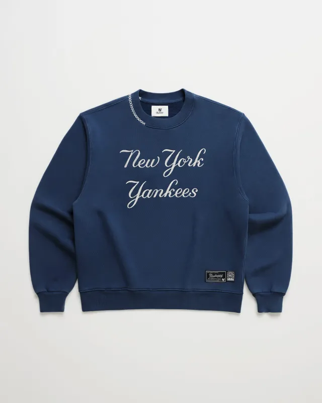 Yankees Script Crewneck sold by undefined