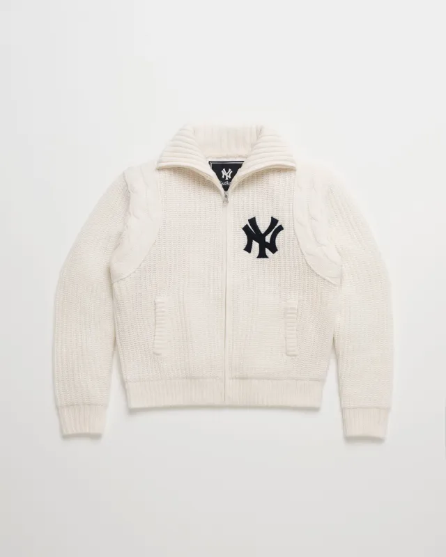 Yankees Knit Baseball Jacket sold by Madhappy