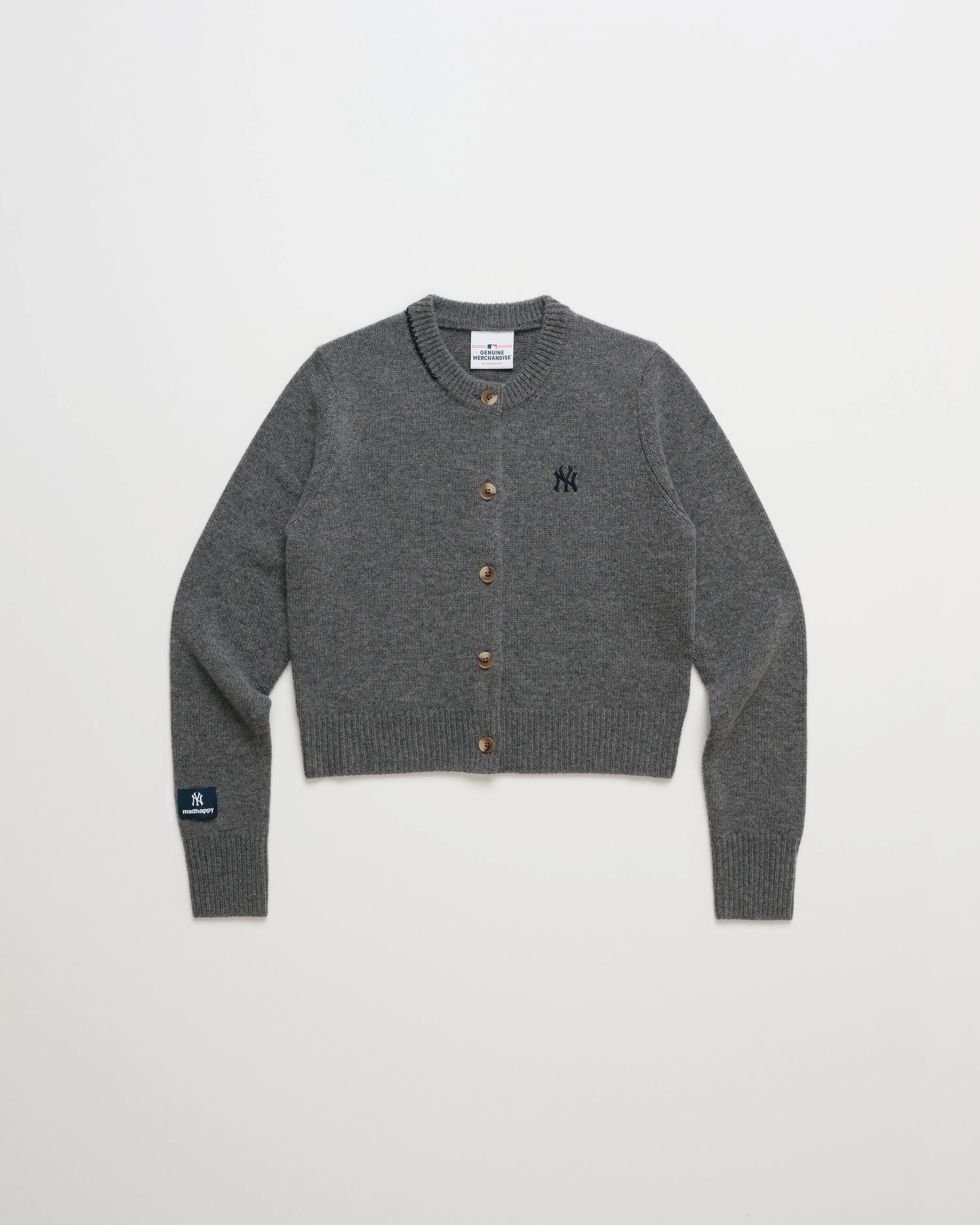 Yankees Crewneck Cardigan sold by Madhappy