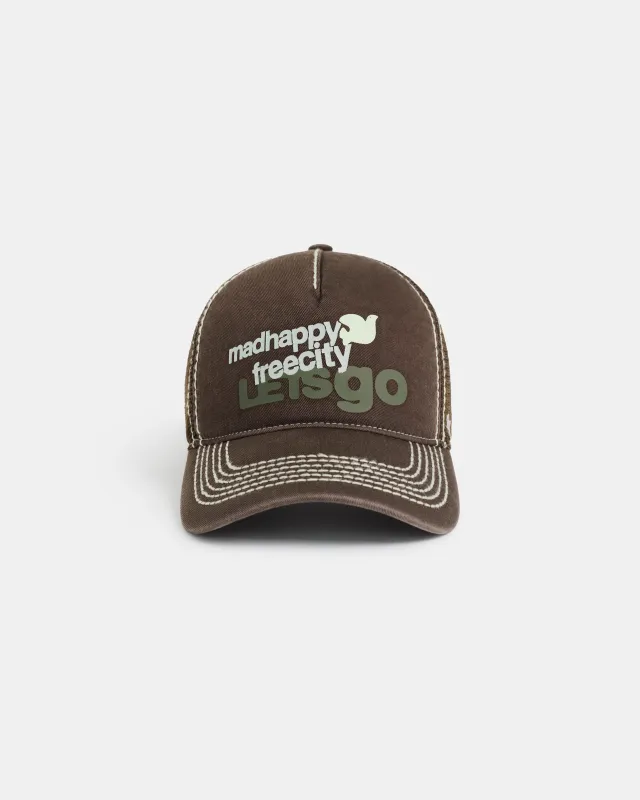 FREECITY LETSGO Dad Hat made by Madhappy