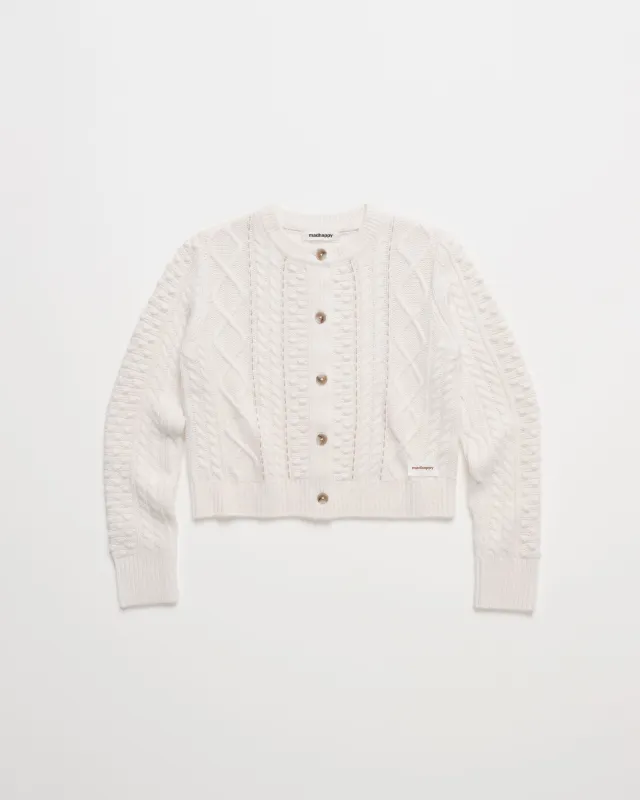Cable Knit Cardigan sold by Madhappy