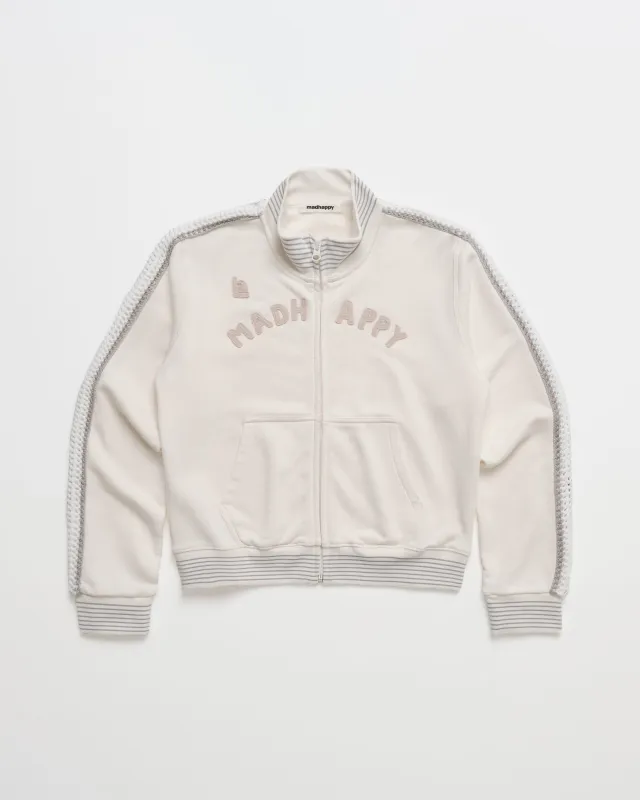 Crochet Trim Track Jacket sold by Madhappy
