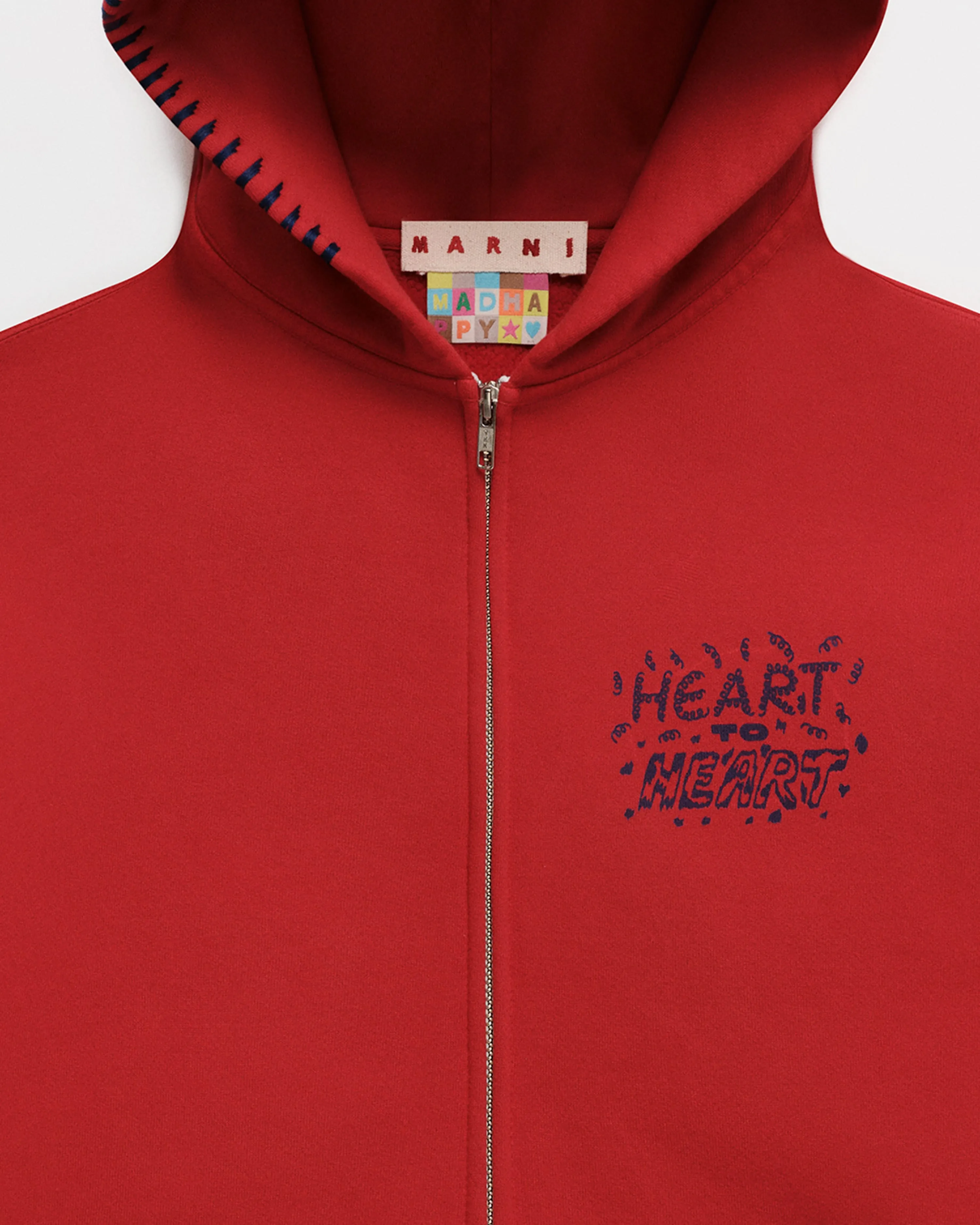 Marni Heart to Heart Zip Up sold by Madhappy product image thumbnail 2