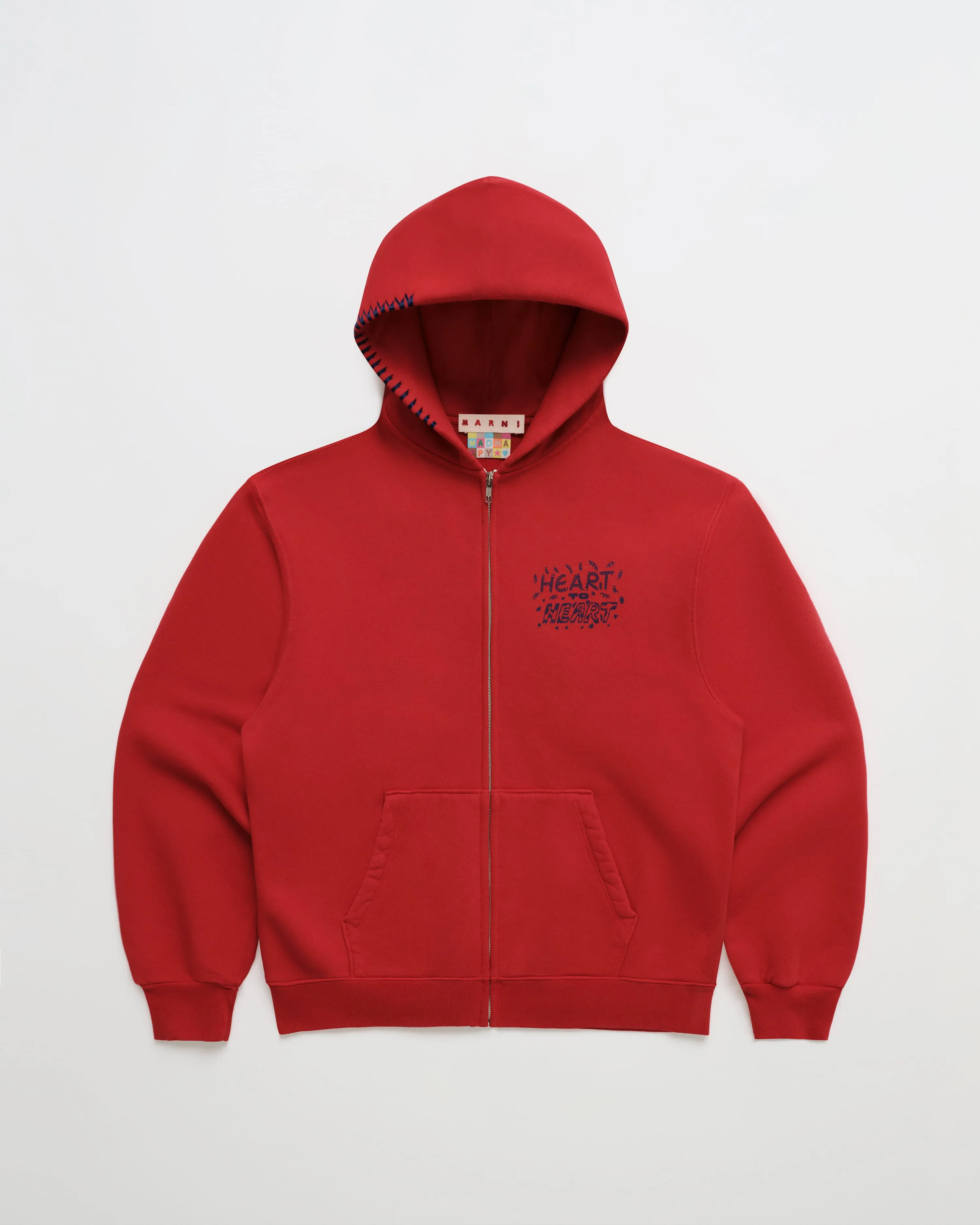 Marni Heart to Heart Zip Up sold by Madhappy