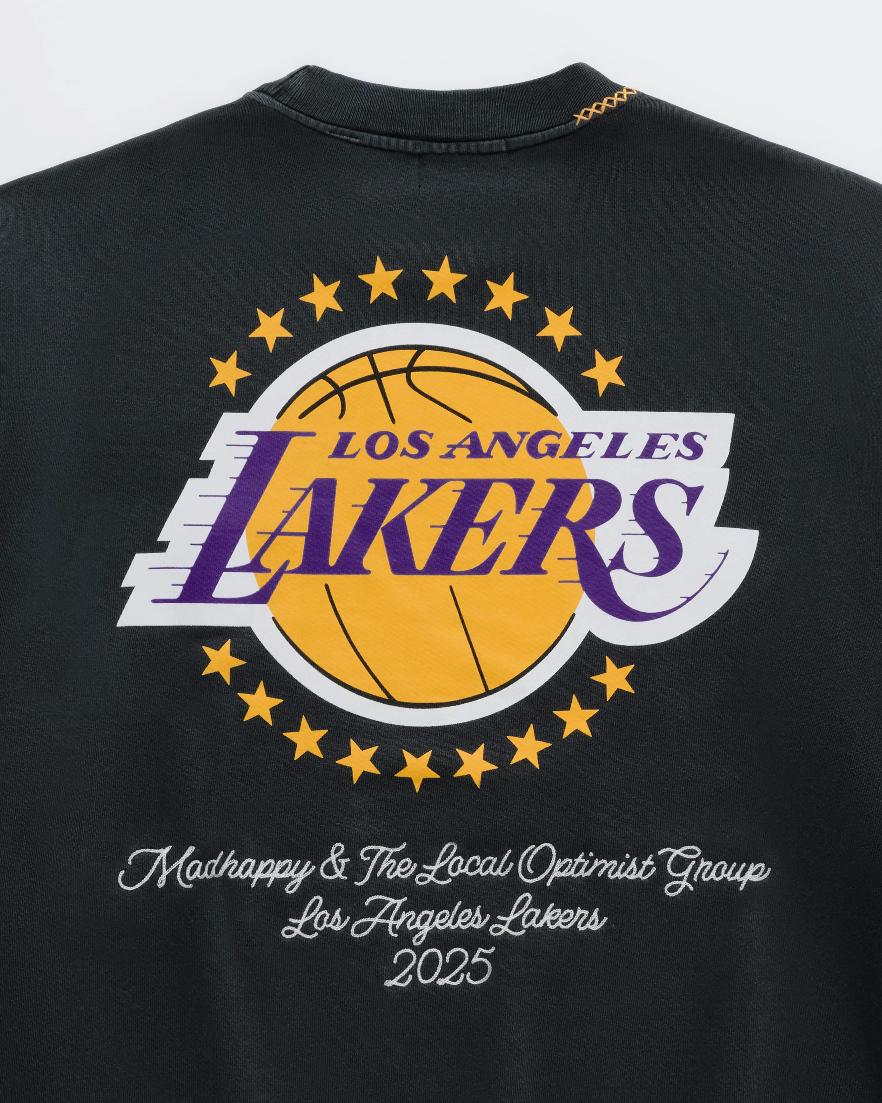 Lakers Stars Fleece Crewneck sold by Madhappy product image thumbnail 5